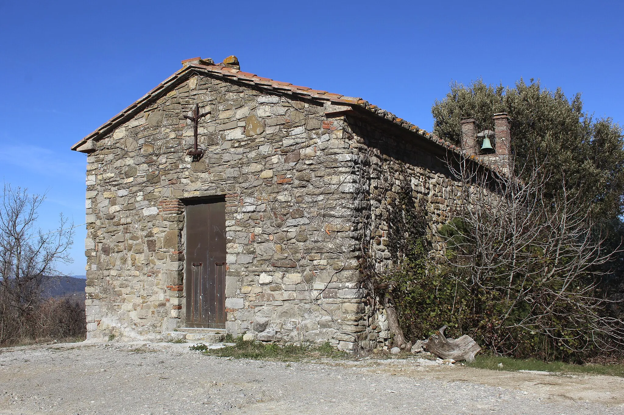 Photo showing: Church San Pietro, Vignanie, hamlet of Piegaro, Province of Perugia, Umbria, Italy