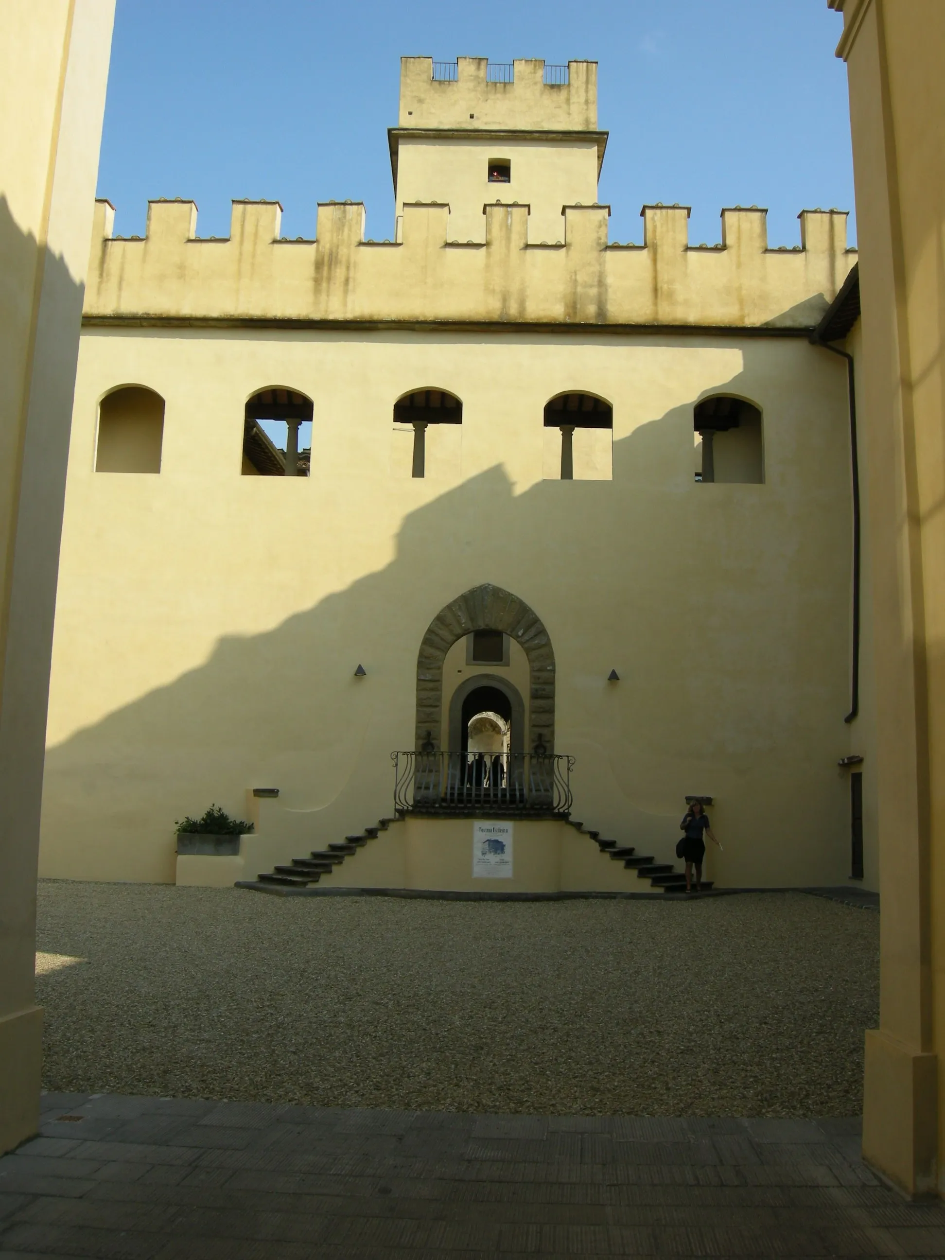 Photo showing: Castello di torregalli, primo cortile