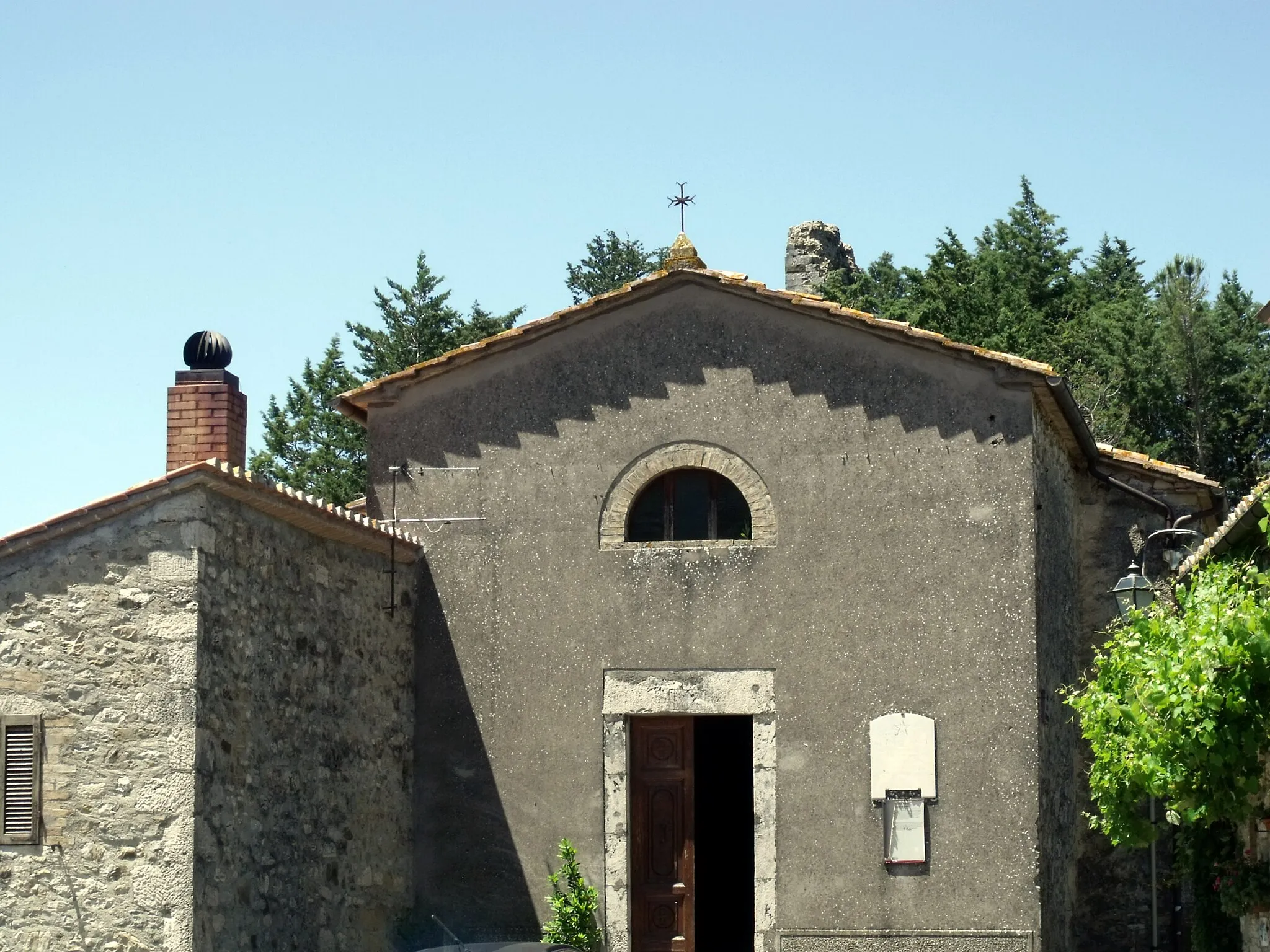 Photo showing: Church Chiesa della Consolazione (Santa Maria) in Rocchette di Fazio, hamlet of Semproniano, Province of Grosseto, Tuscany, Italy