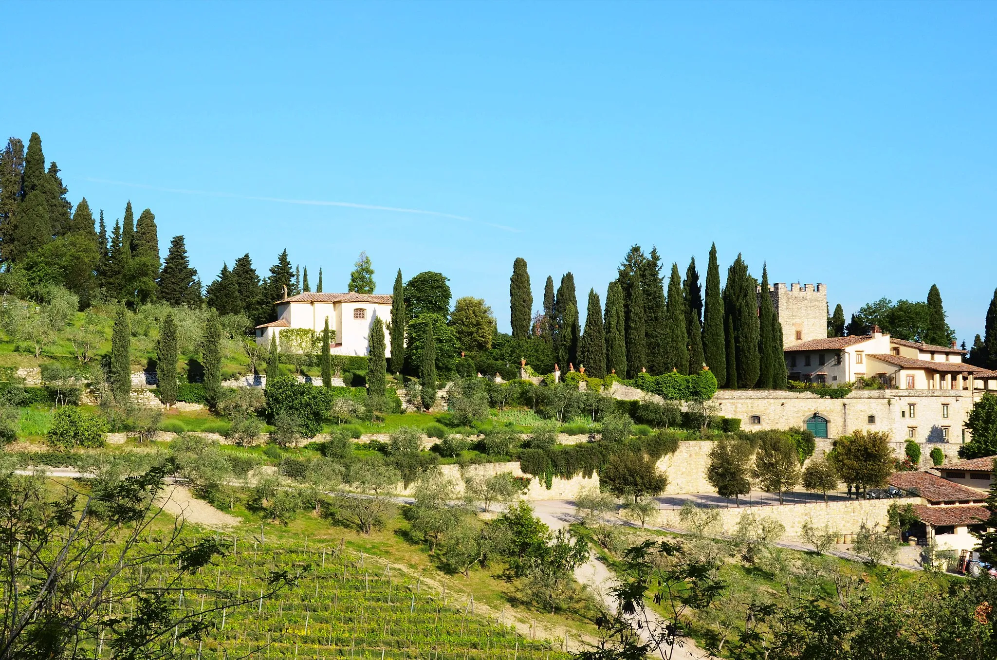 Photo showing: Verrazzano Castle, Greve in Chianti - Italy