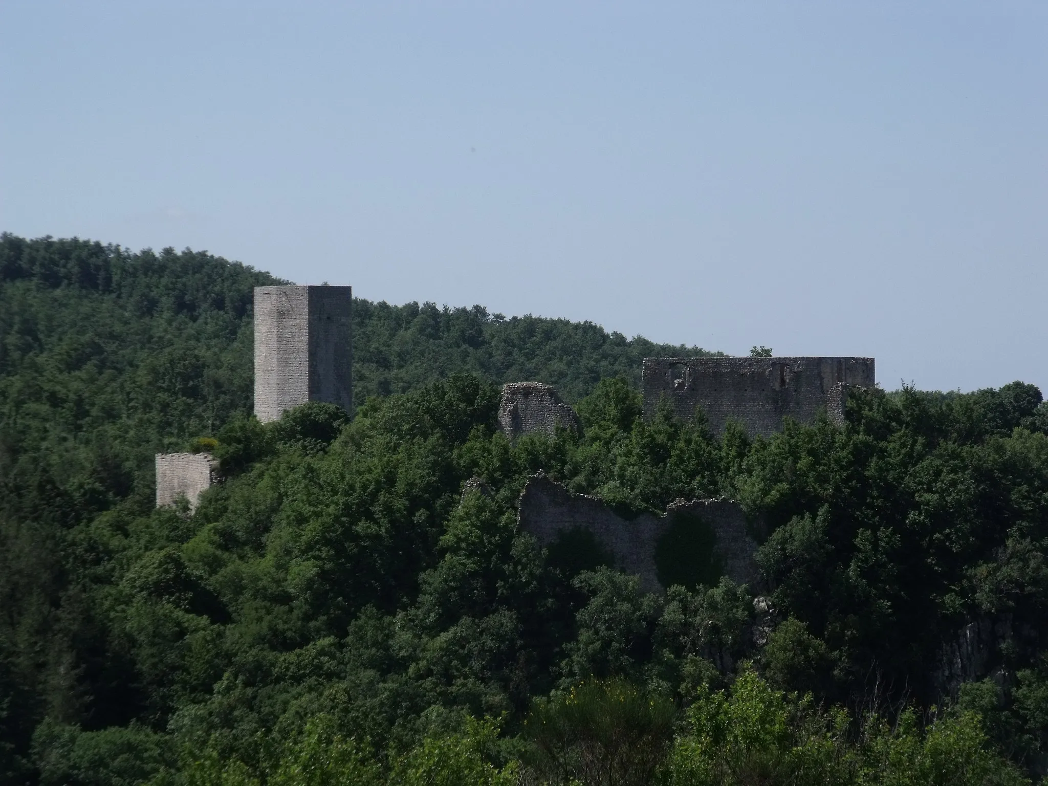 Photo showing: Castle Rocca Silvana near Selvena, Castell’Azzara, Monte Amiata Area, Province of Grosseto, Tuscany Italy