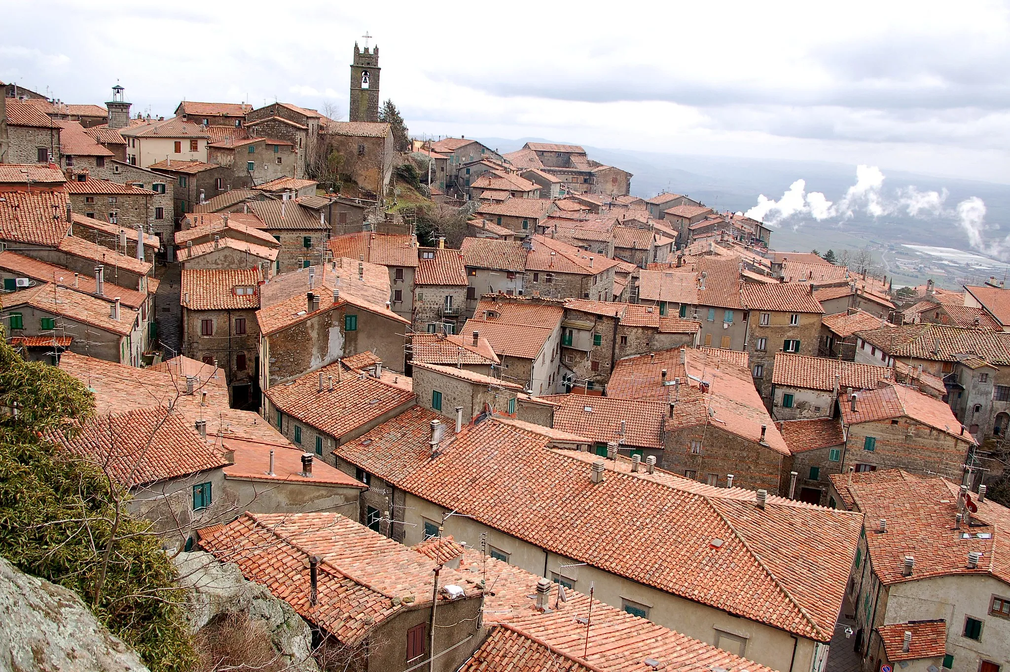 Photo showing: Panorama di Piancastagnaio (Provincia di Siena, Toscana)