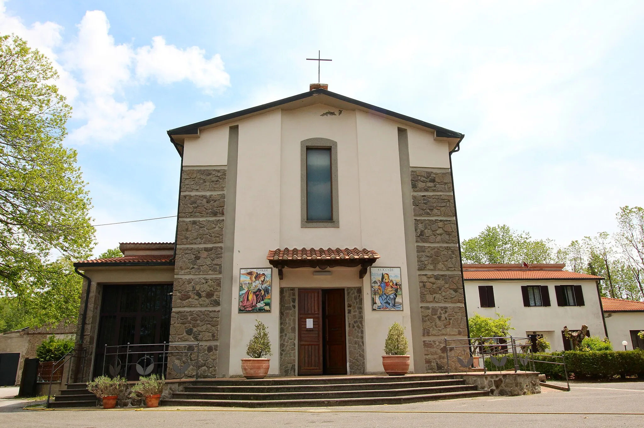 Photo showing: Church Santa Maria delle Grazie, Saragiolo, hamlet of Piancastagnaio, Province of Siena, Tuscany, Italy.