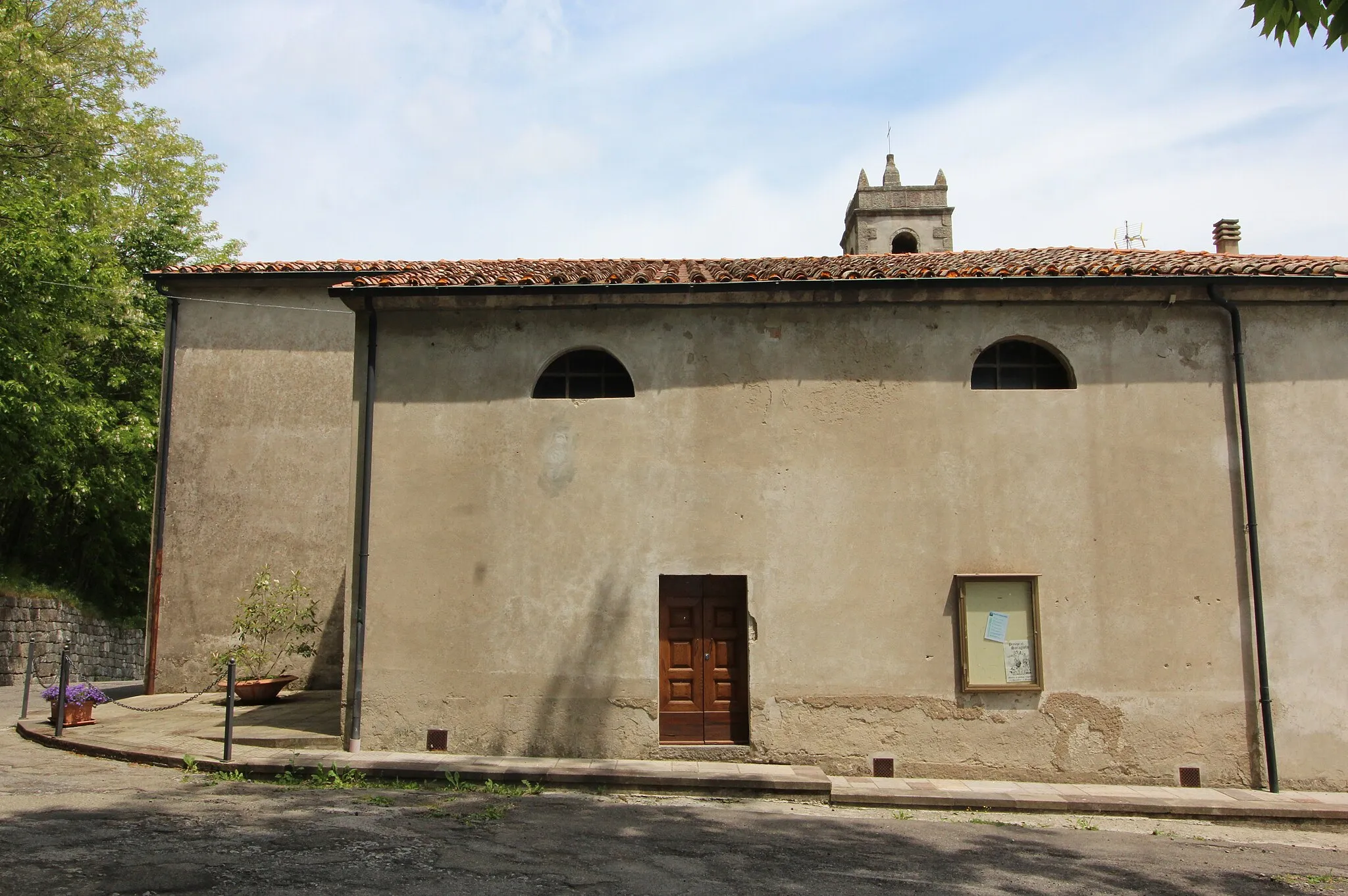 Photo showing: Church Chiesa del Crocifisso, Tre Case, village in the territory of Piancastagnaio, Province of Siena, Tuscany, Italy.