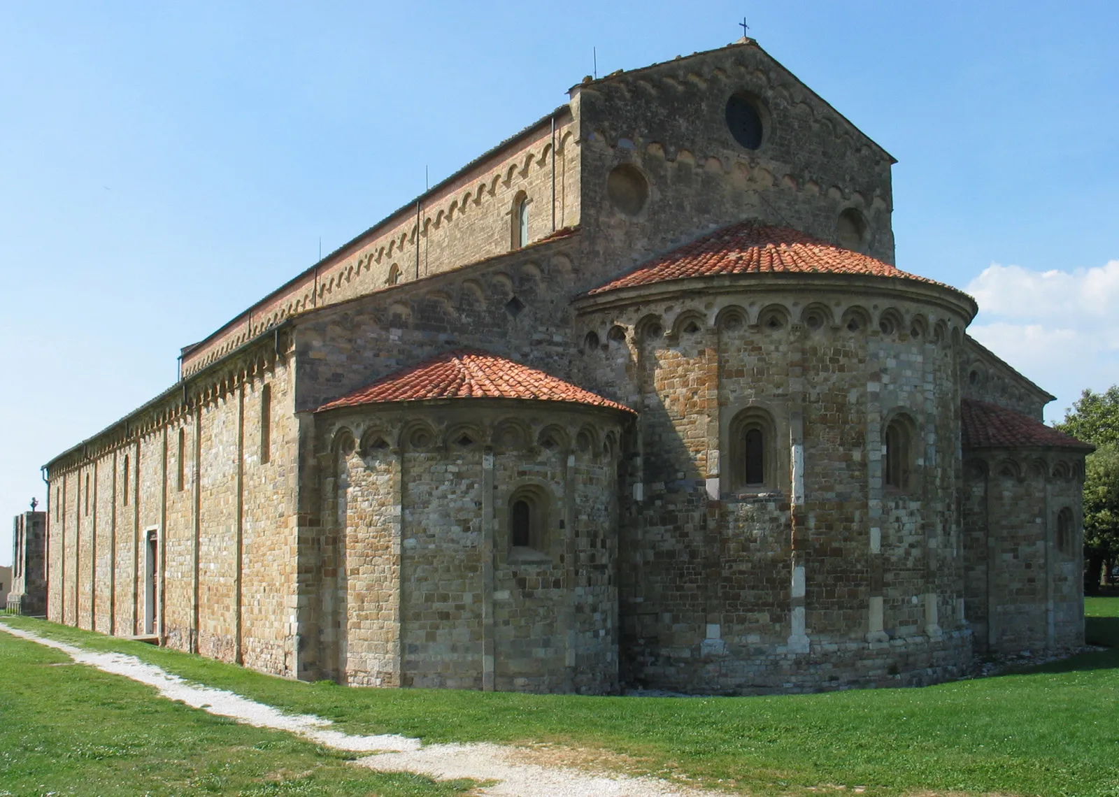 Photo showing: Basilica San Piero a Grado, located near the town of Pisa/Italy