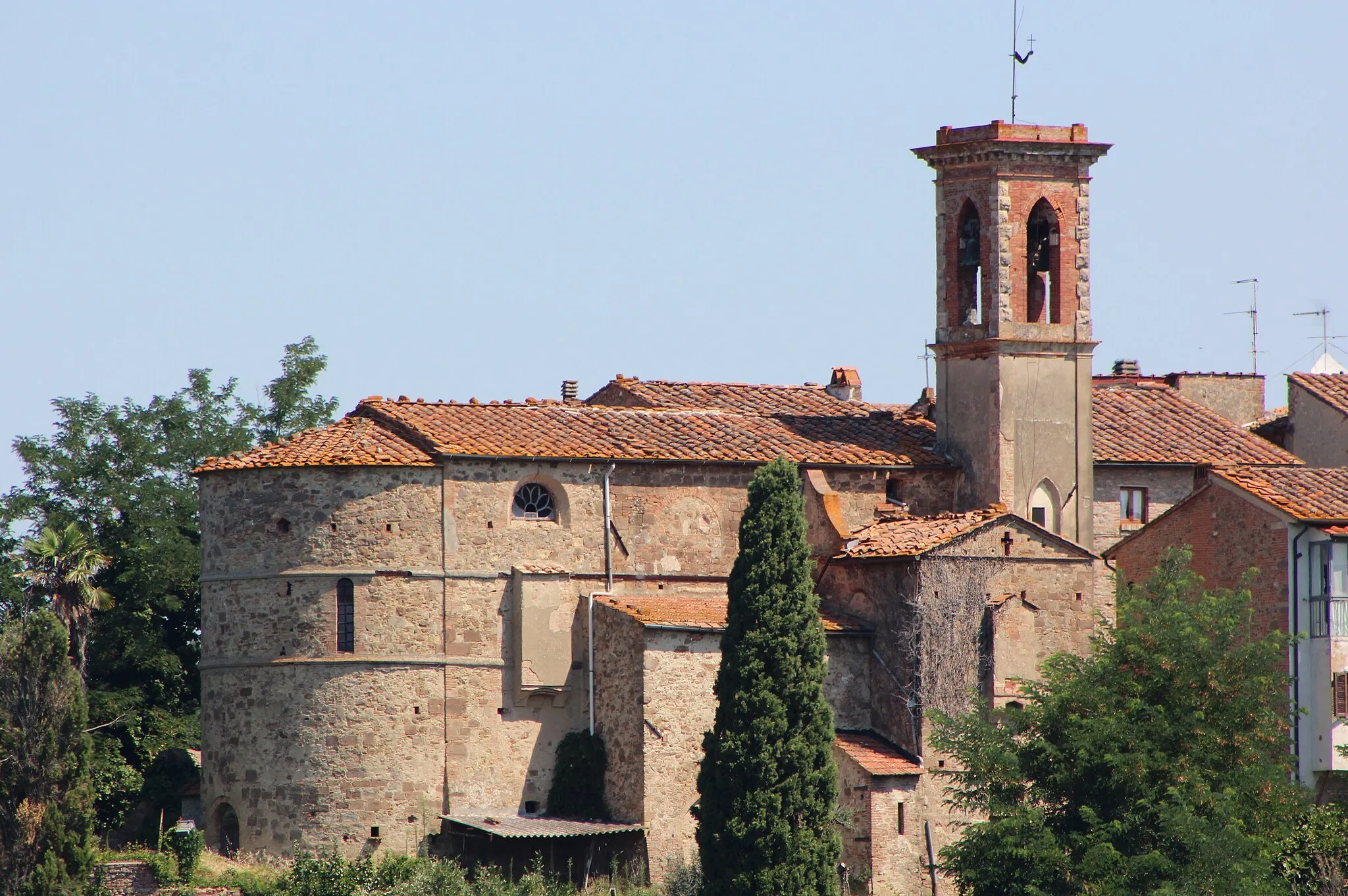 Photo showing: Church Santi Lucia e Pancrazio, Montecchio, hamlet of Peccioli, Province of Pisa, Tuscany, Italy