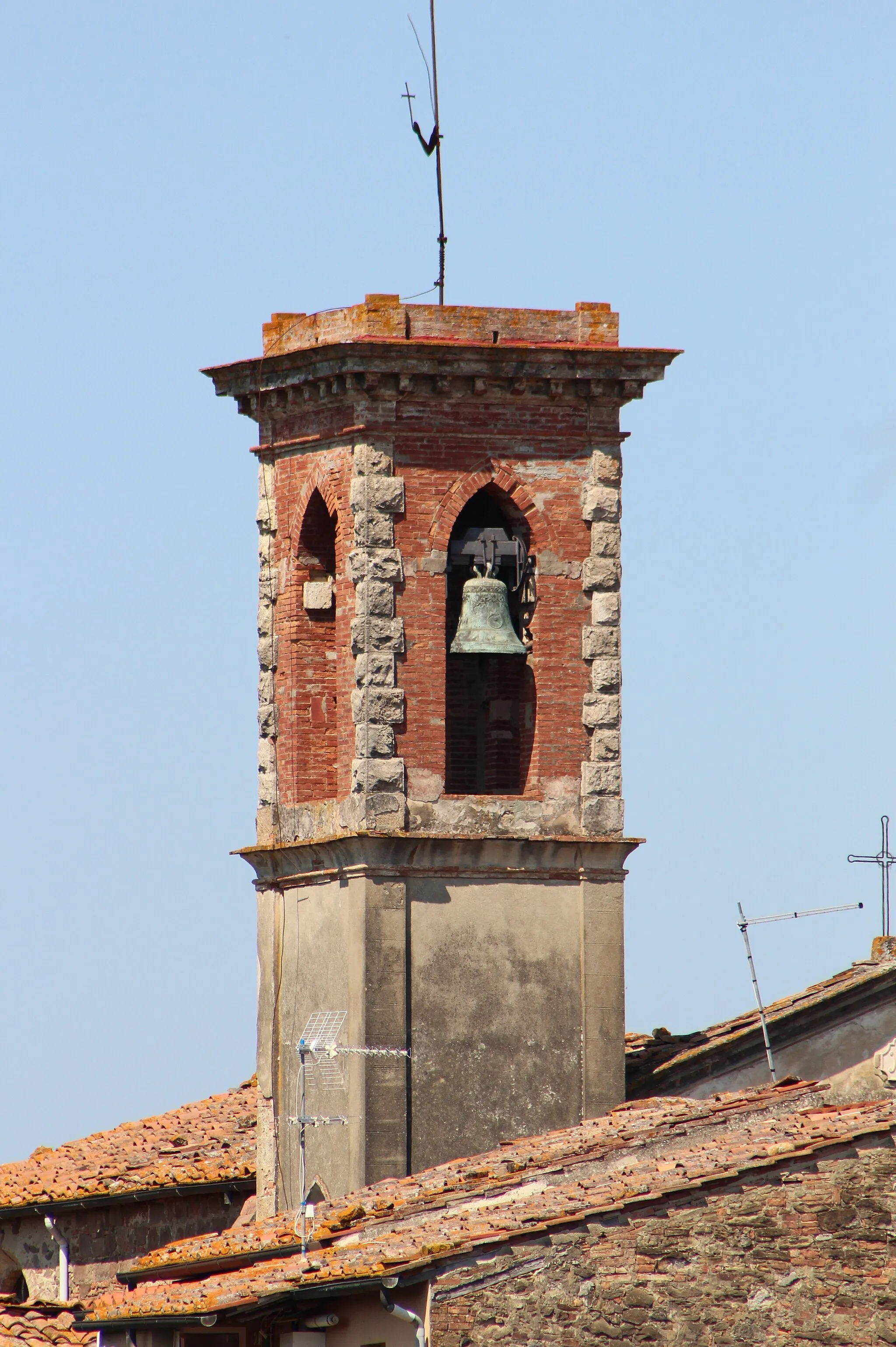 Photo showing: Church Santi Lucia e Pancrazio, Montecchio, hamlet of Peccioli, Province of Pisa, Tuscany, Italy