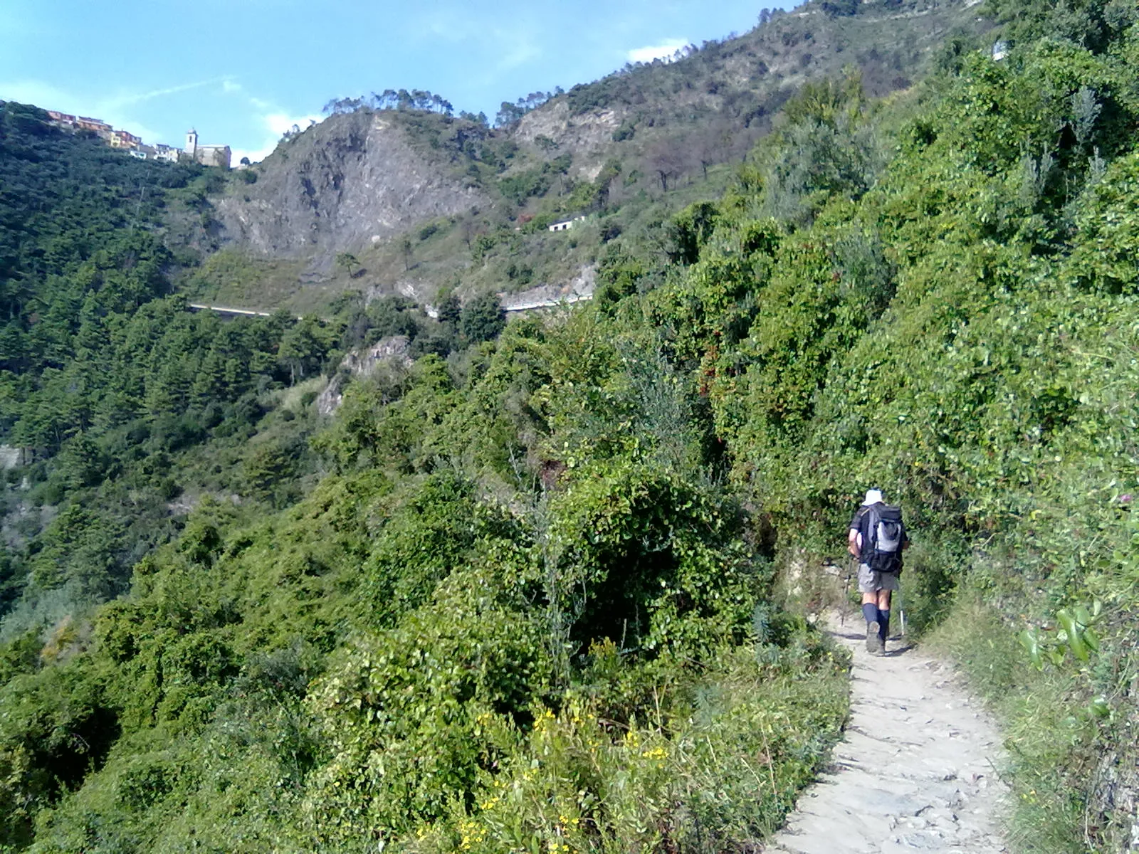 Photo showing: Hiking path Corniglia - Vernazza (Cinque Terre), Province of La Spezia, Italy.