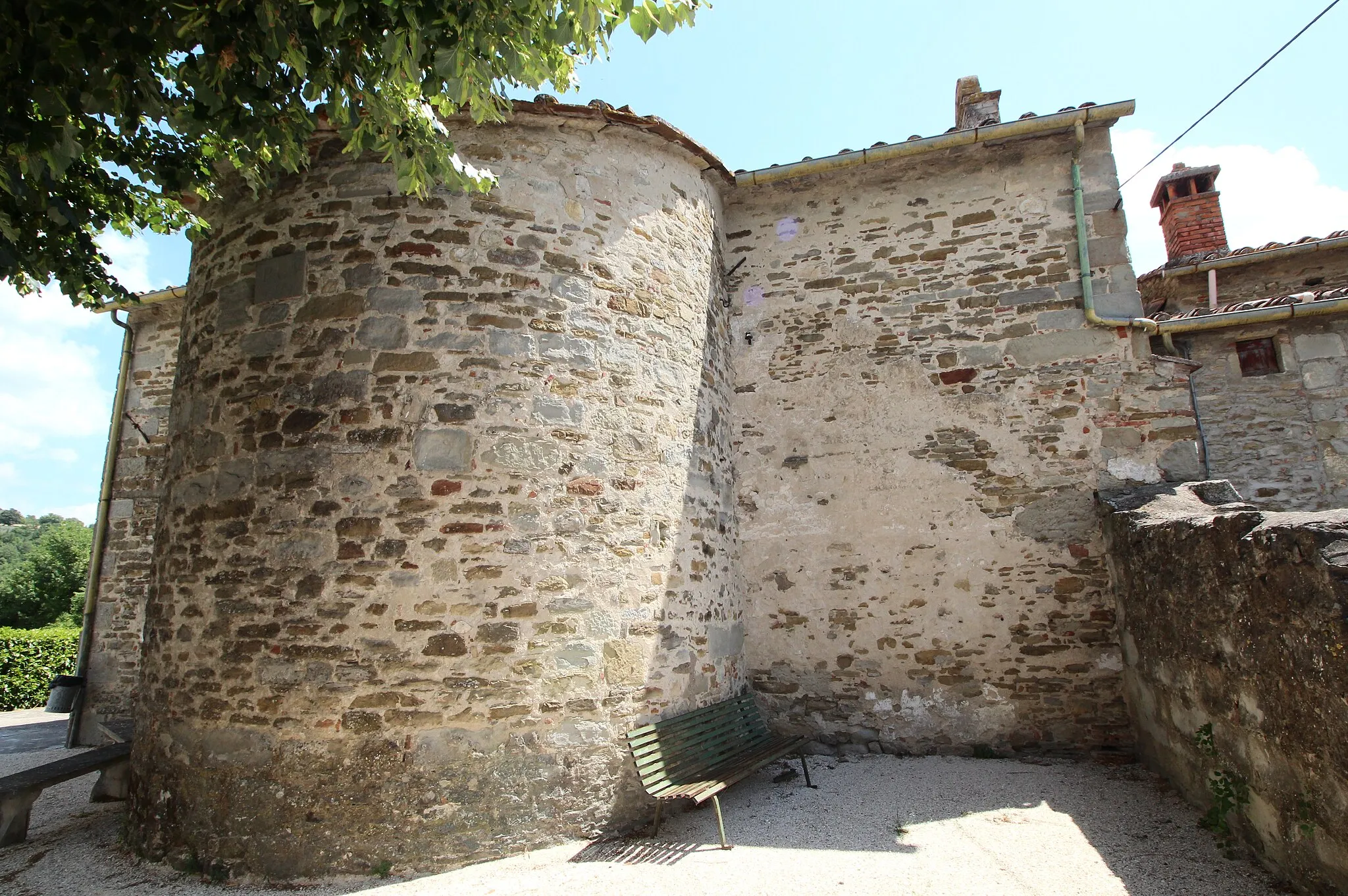 Photo showing: Church San Martino, San Martino Sopr'Arno, hamlet of Capolona, Province of Arezzo, Tuscany, Italy