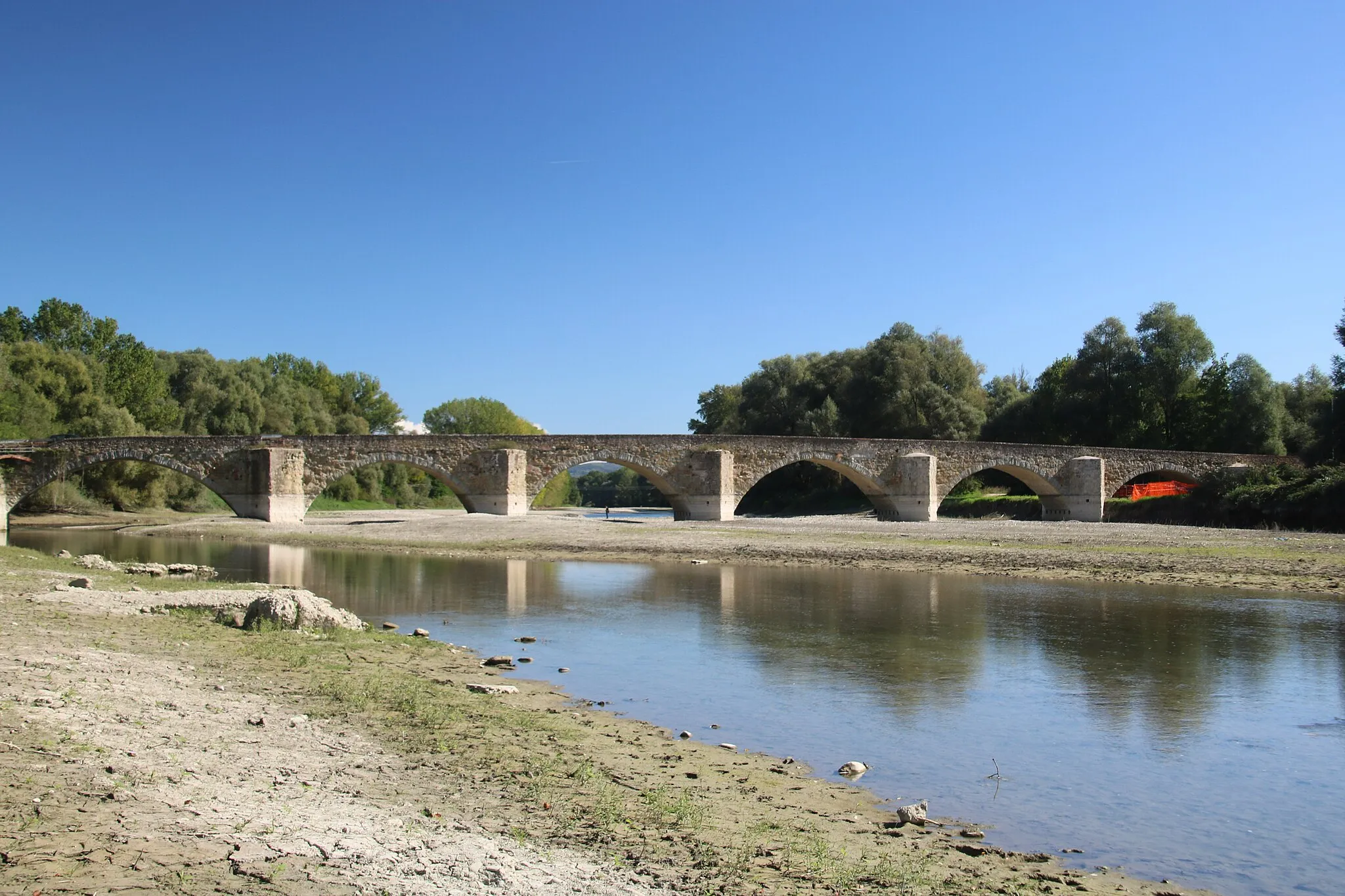 Photo showing: Ponte Buriano (Arezzo)