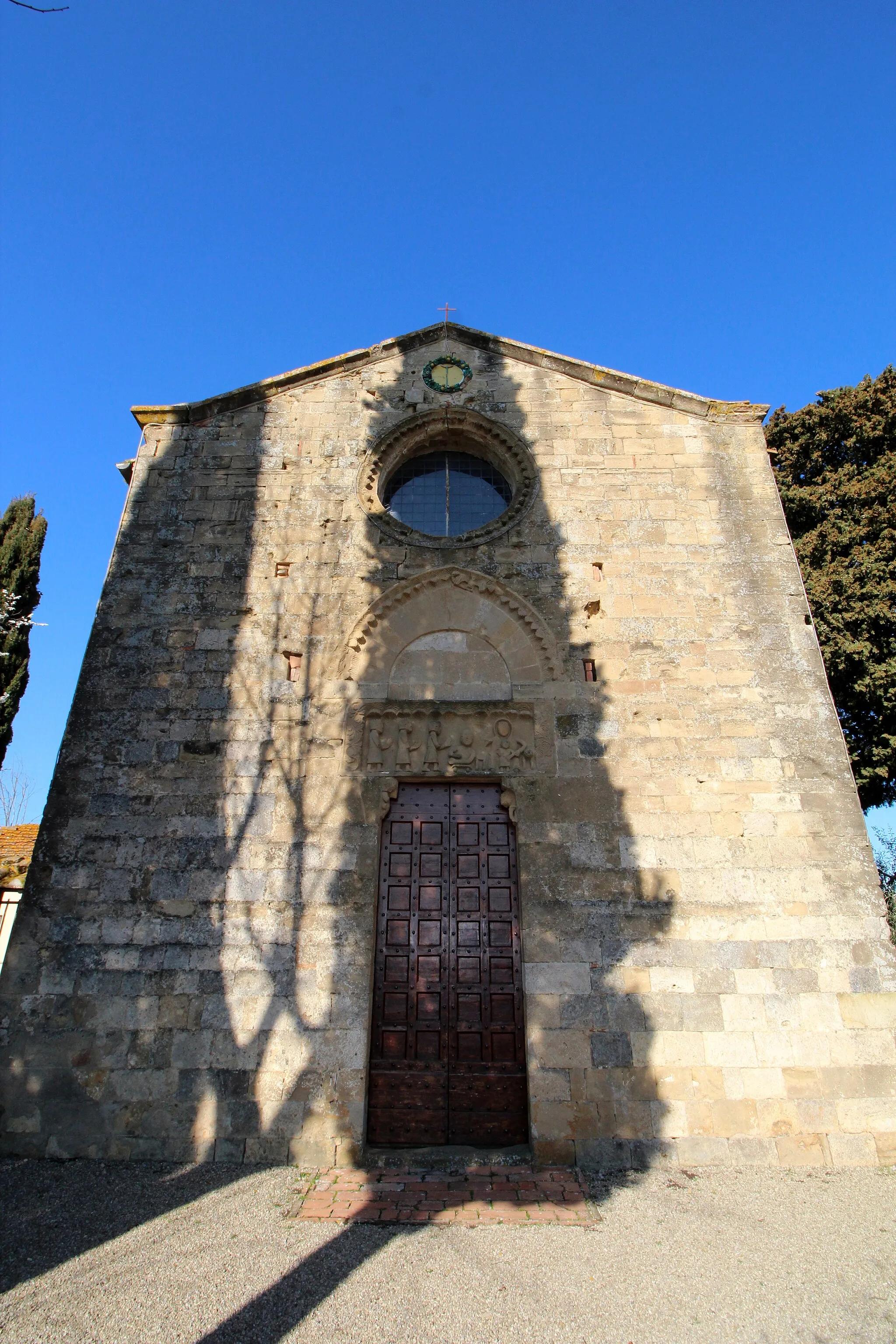 Photo showing: Church Santa Maria a Talciona, Talciona, hamlet of Poggibonsi, Province of Siena, Tuscany, Italy