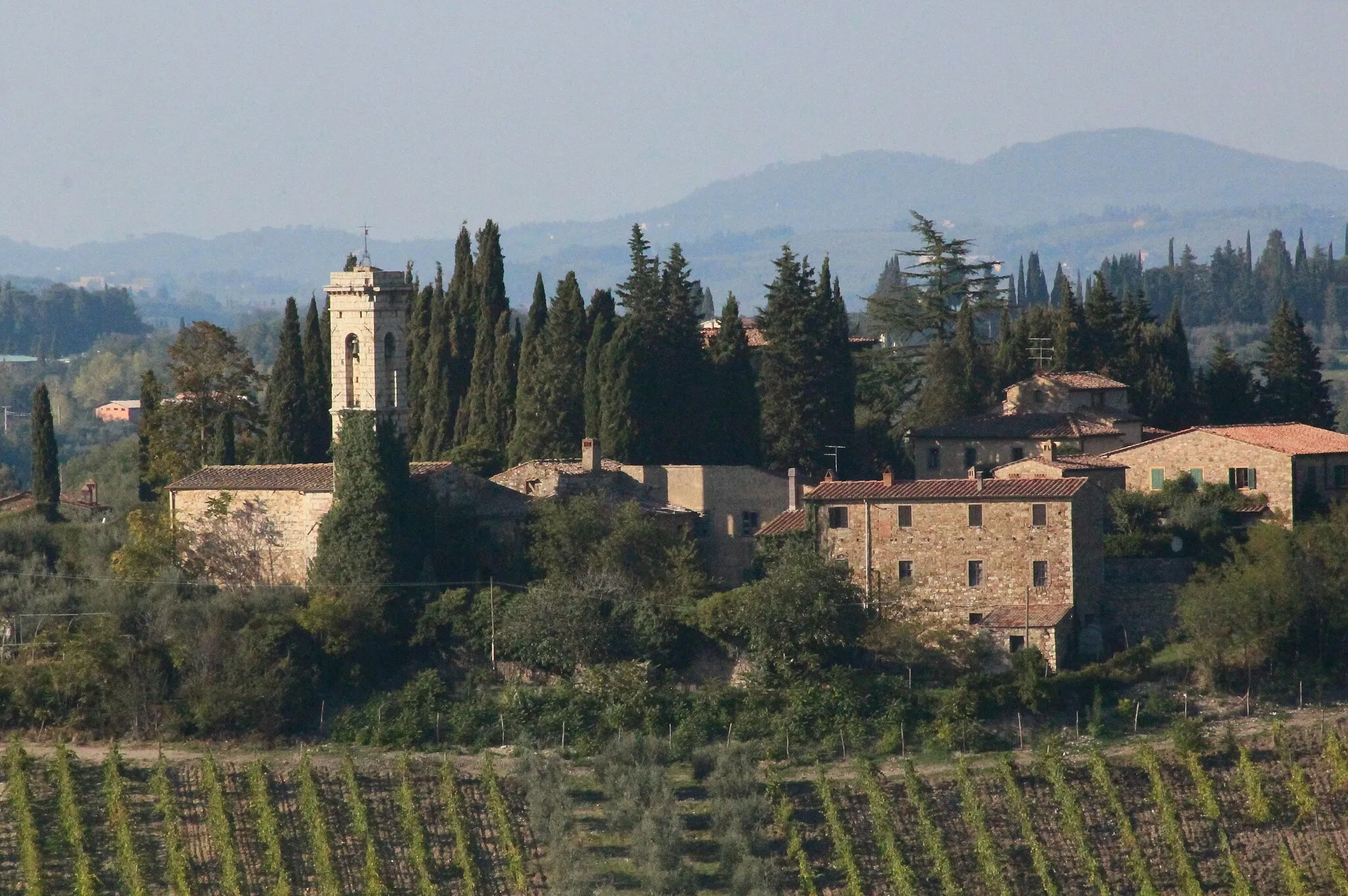 Photo showing: Cortine, village of Barberino Val d'Elsa, Comune in the Metropolitan City of Florence, Tuscany, Italy