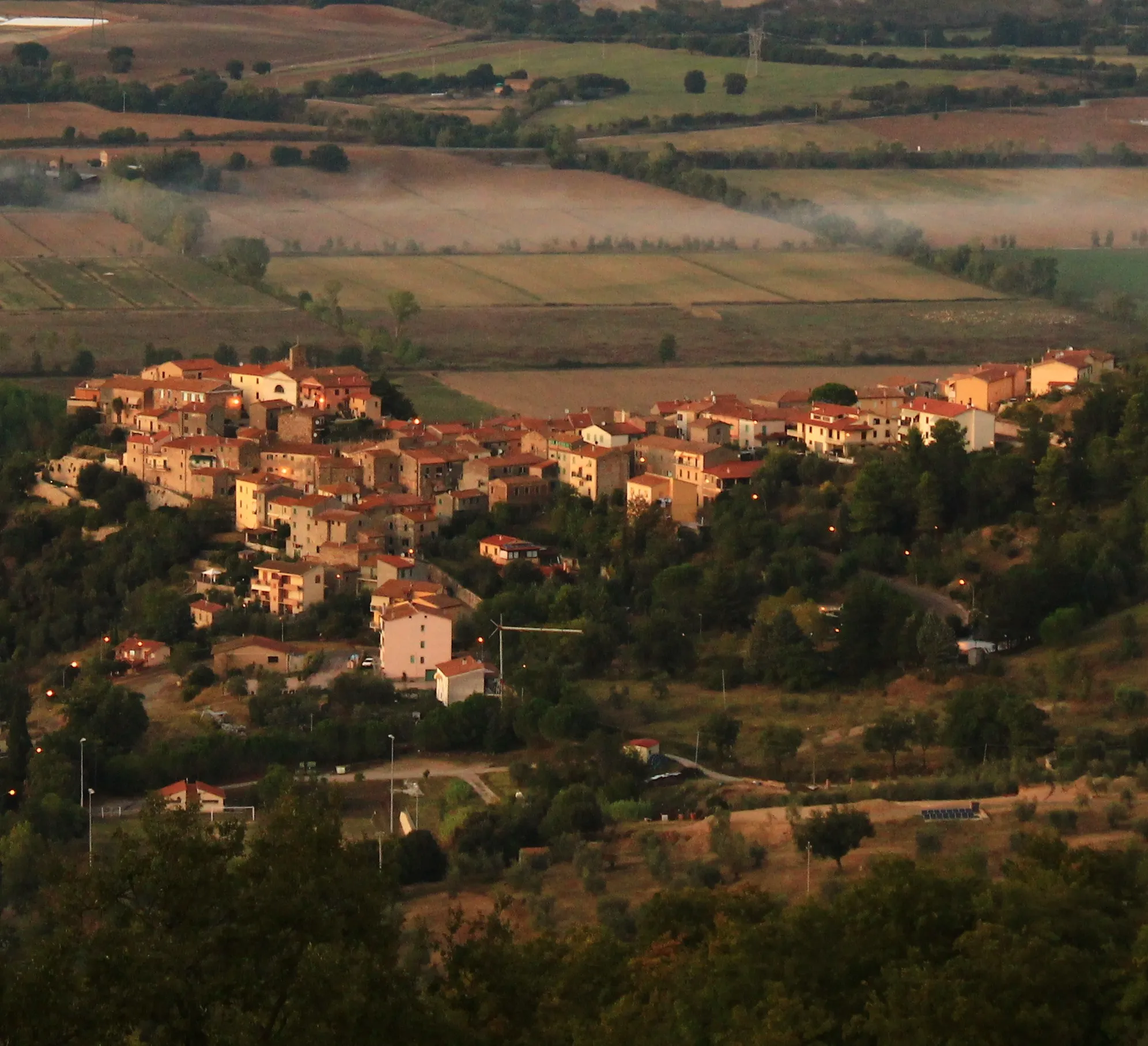 Photo showing: View of Sasso d'Ombrone, Grosseto.