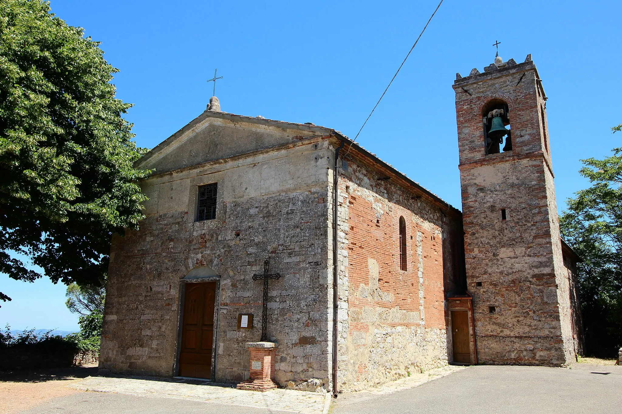 Photo showing: Church Santi Quirico e Giulitta, in Parlascio, hamlet of Casciana Terme Lari, Province of Pisa, Tuscany, Italy