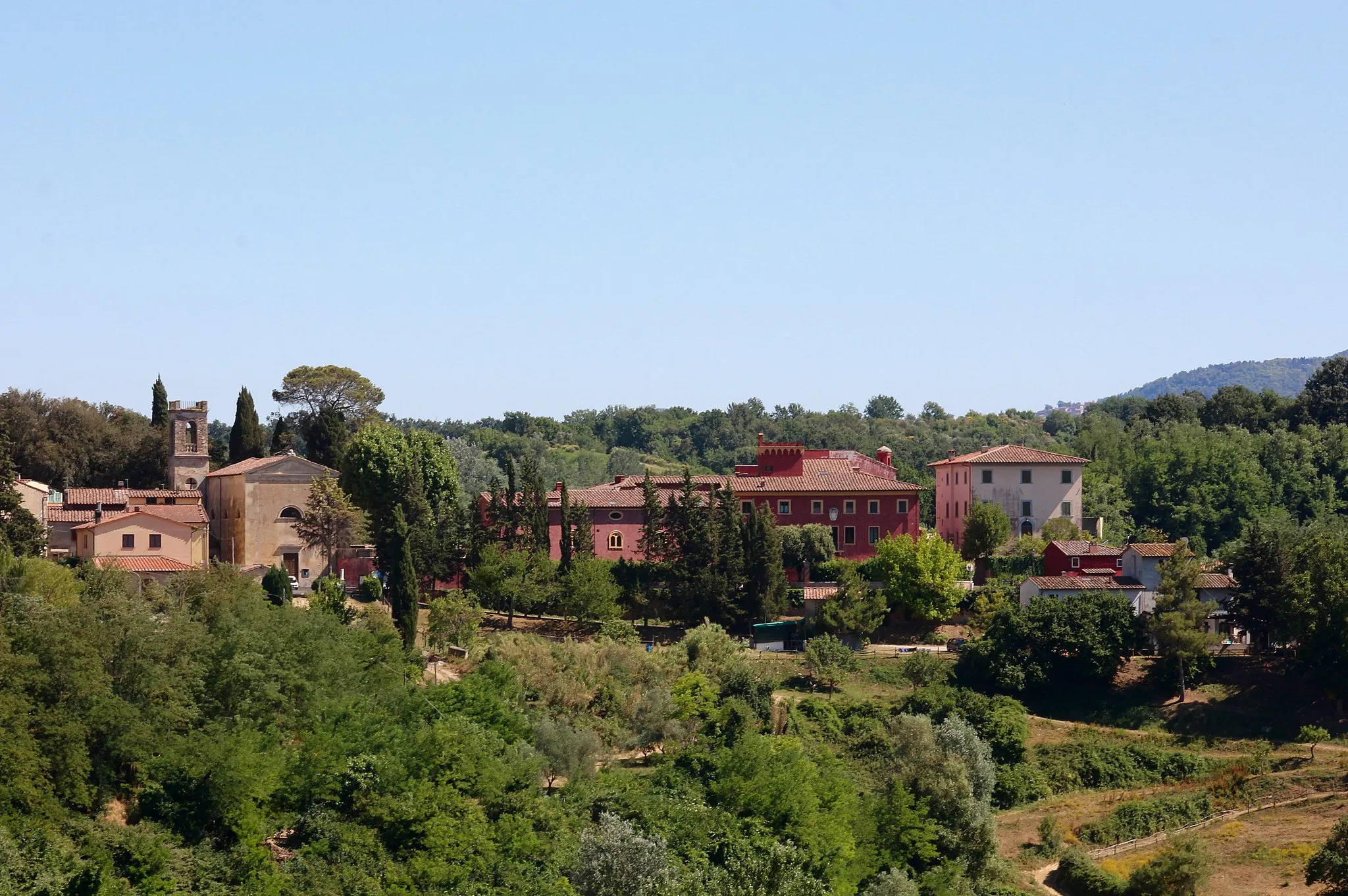 Photo showing: Panorama of San Ruffino, hamlet of Casciana Terme Lari, Province of Pisa, Tuscany, Italy