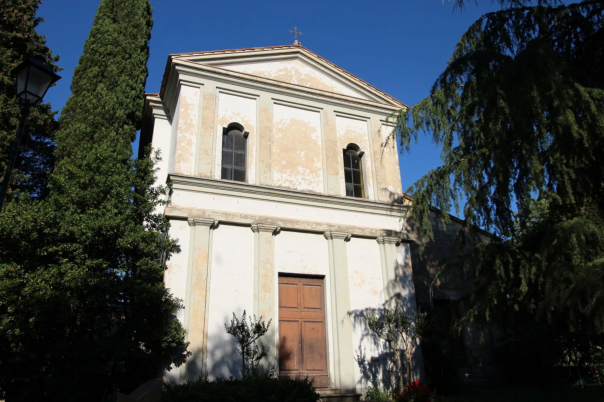 Photo showing: Church San Lorenzo, Usigliano, hamlet of Casciana Terme Lari, Province of Pisa, Tuscany, Italy