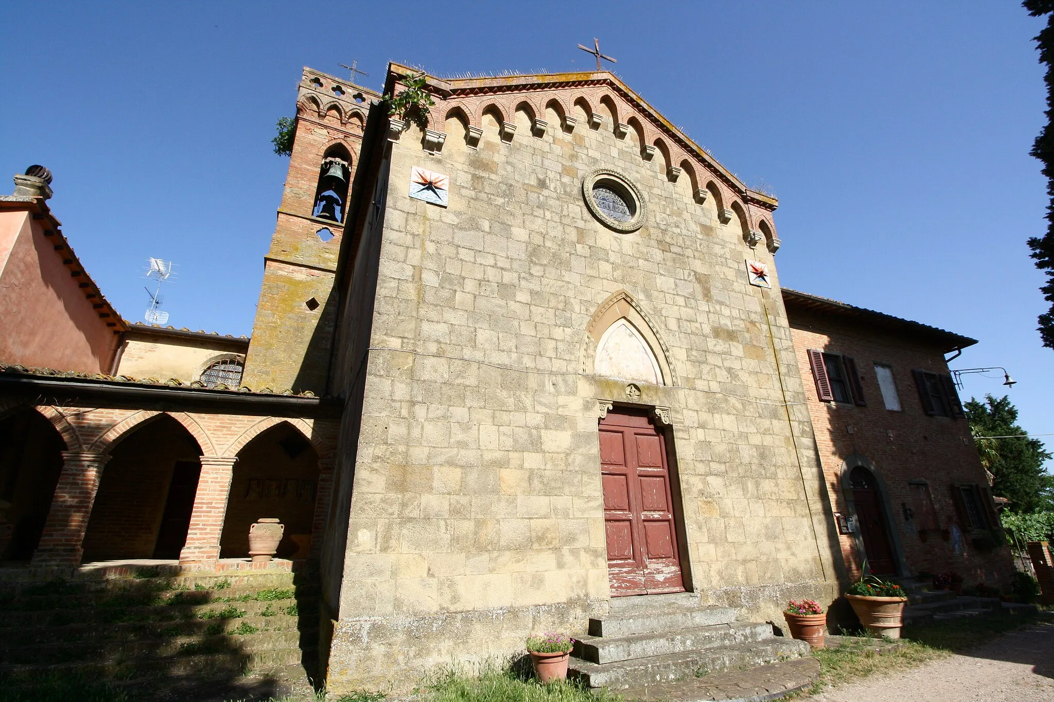 Photo showing: Church San Germano, Moriolo, territory of San Miniato, Province of Pisa, Tuscany, Italy