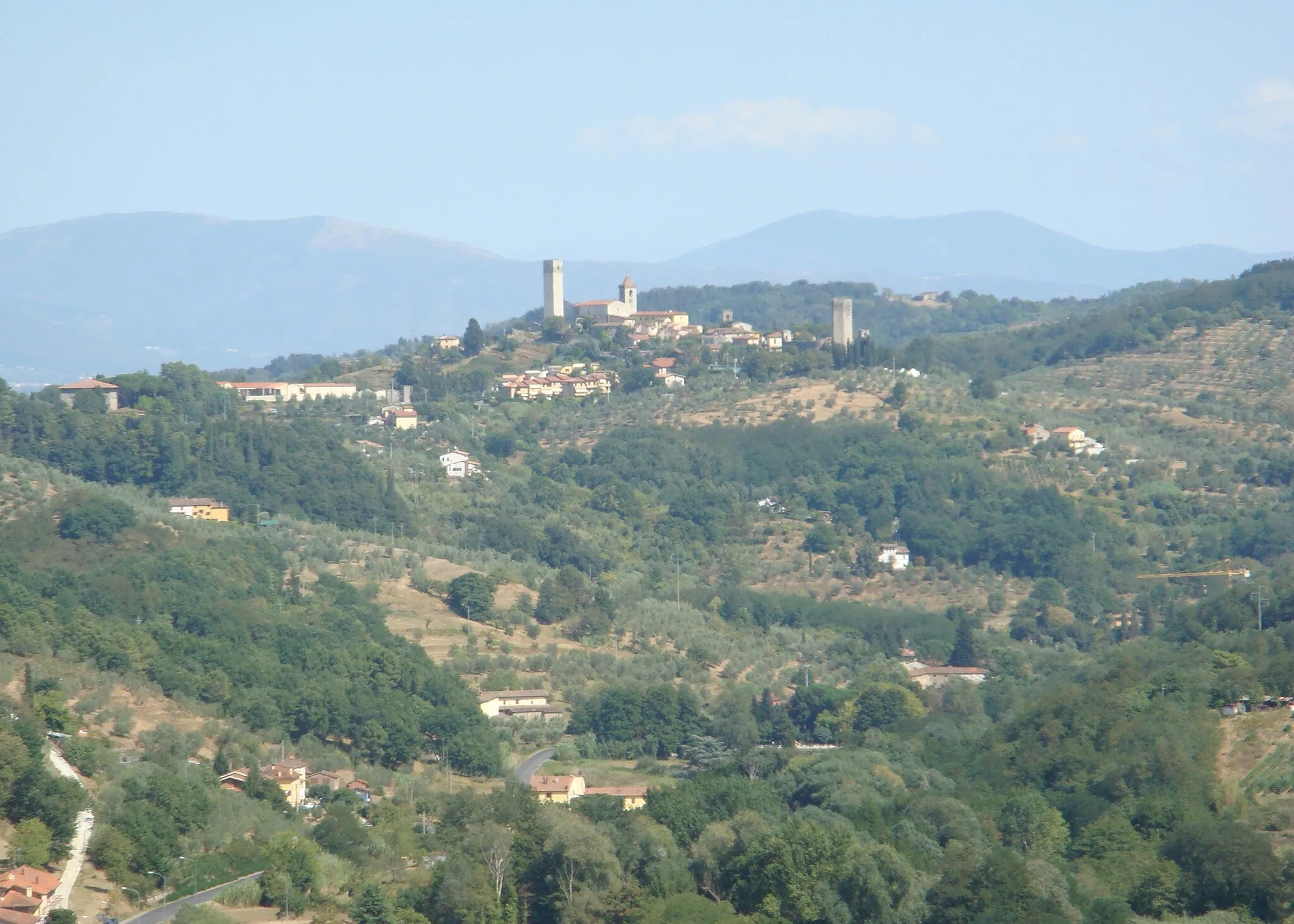 Photo showing: View of Serravalle Pistoiese