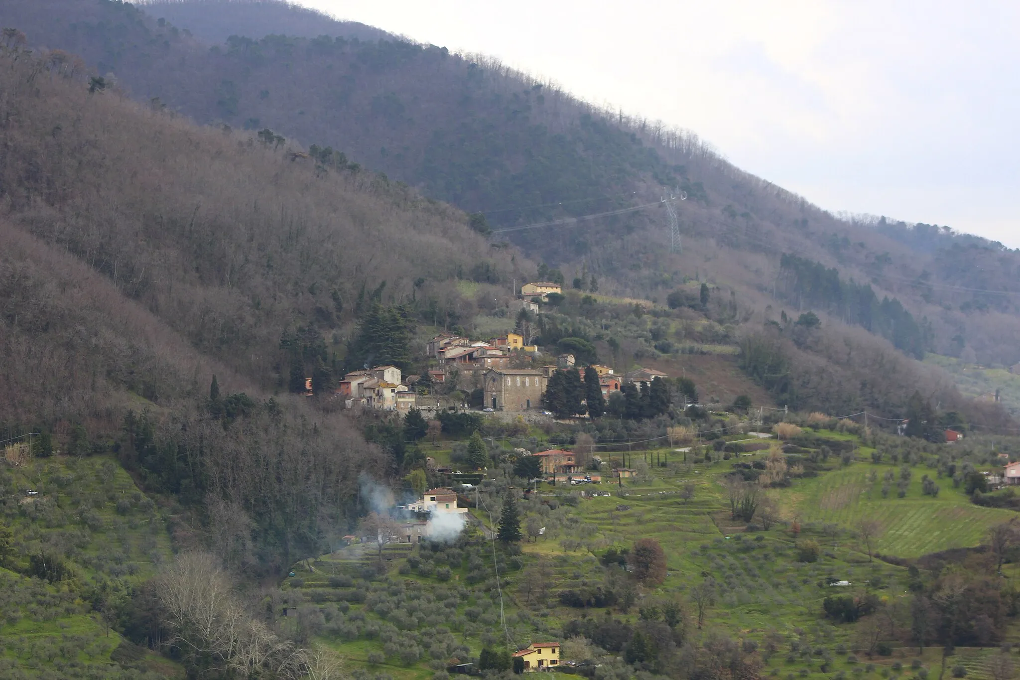 Photo showing: Valgiano, hamlet of Capannori, Province of Lucca, Tuscany, Italy