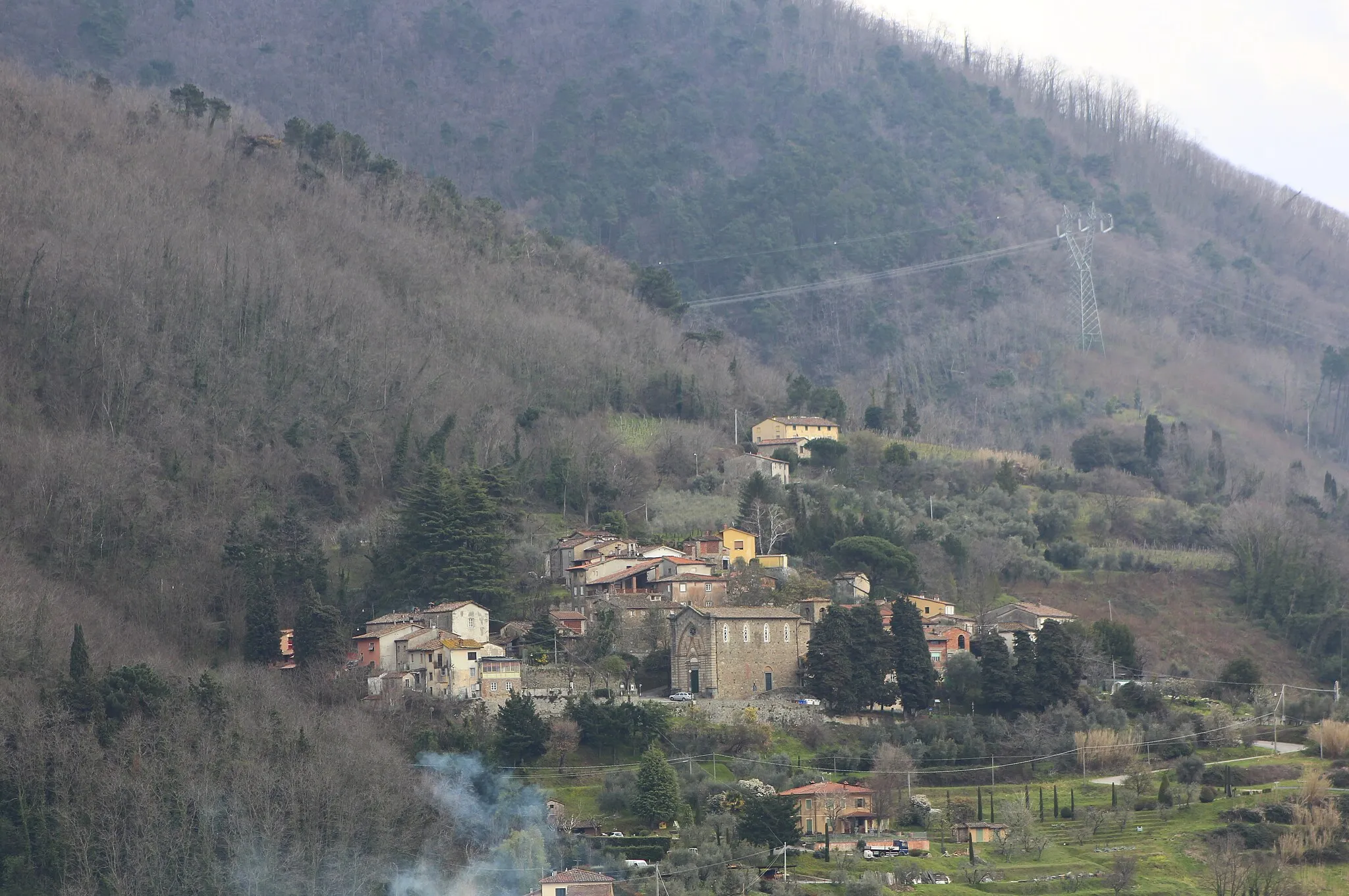 Photo showing: Valgiano, hamlet of Capannori, Province of Lucca, Tuscany, Italy