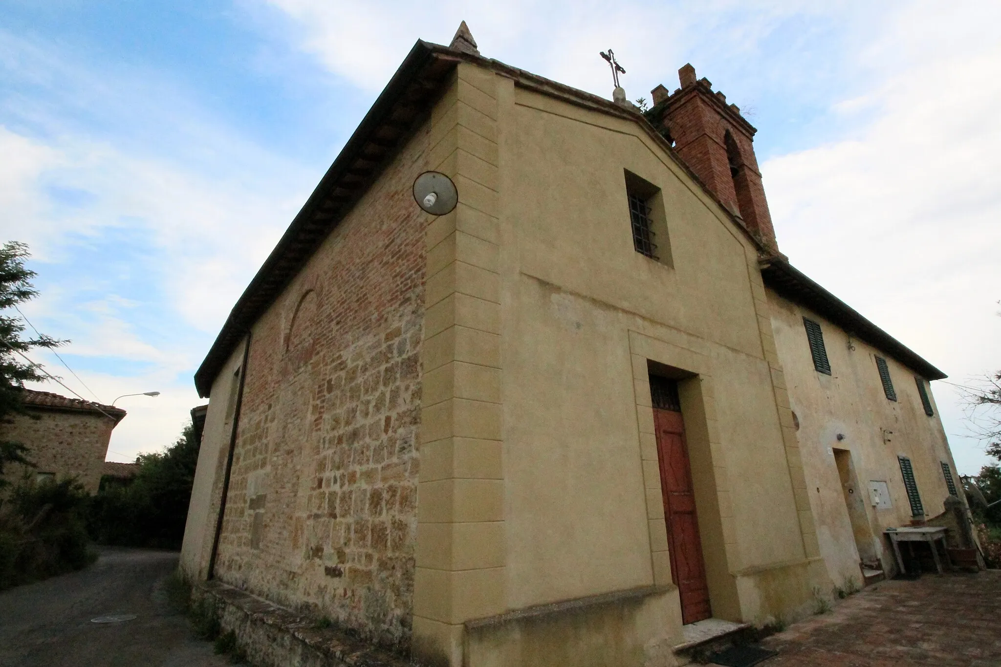 Photo showing: Church San Paolo a Preciano, in Presciano, hamlet of Siena, Province of Siena, Tuscany, Italy