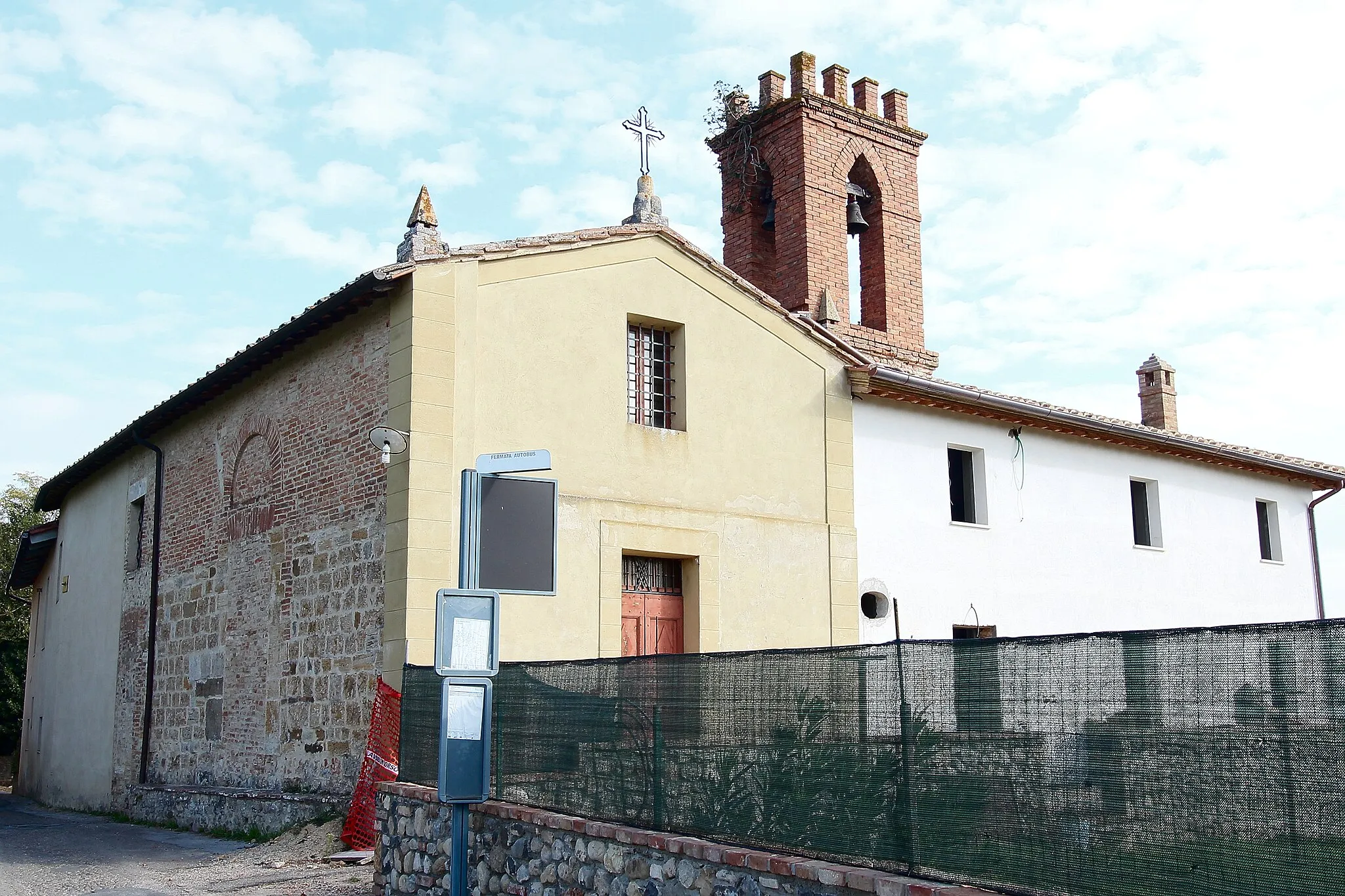 Photo showing: church San Paolo a Presciano, Presciano, hamlet of Siena, Tuscany, Italy