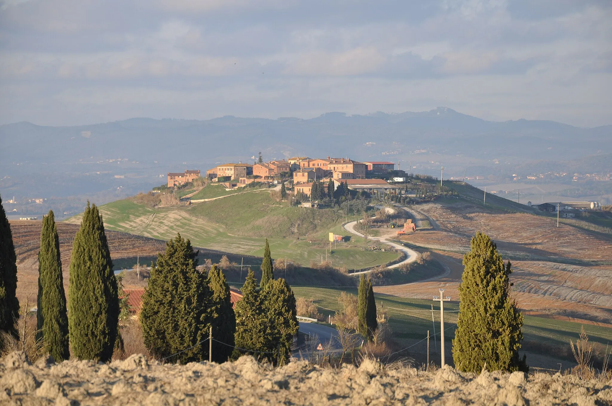 Photo showing: Mucigliani, località nel comune di Asciano, Siena