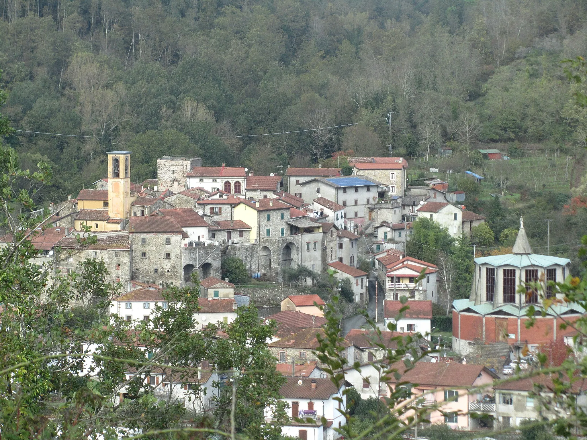Photo showing: Panorama di Rometta Apuana, provincia di Massa-Carrara.