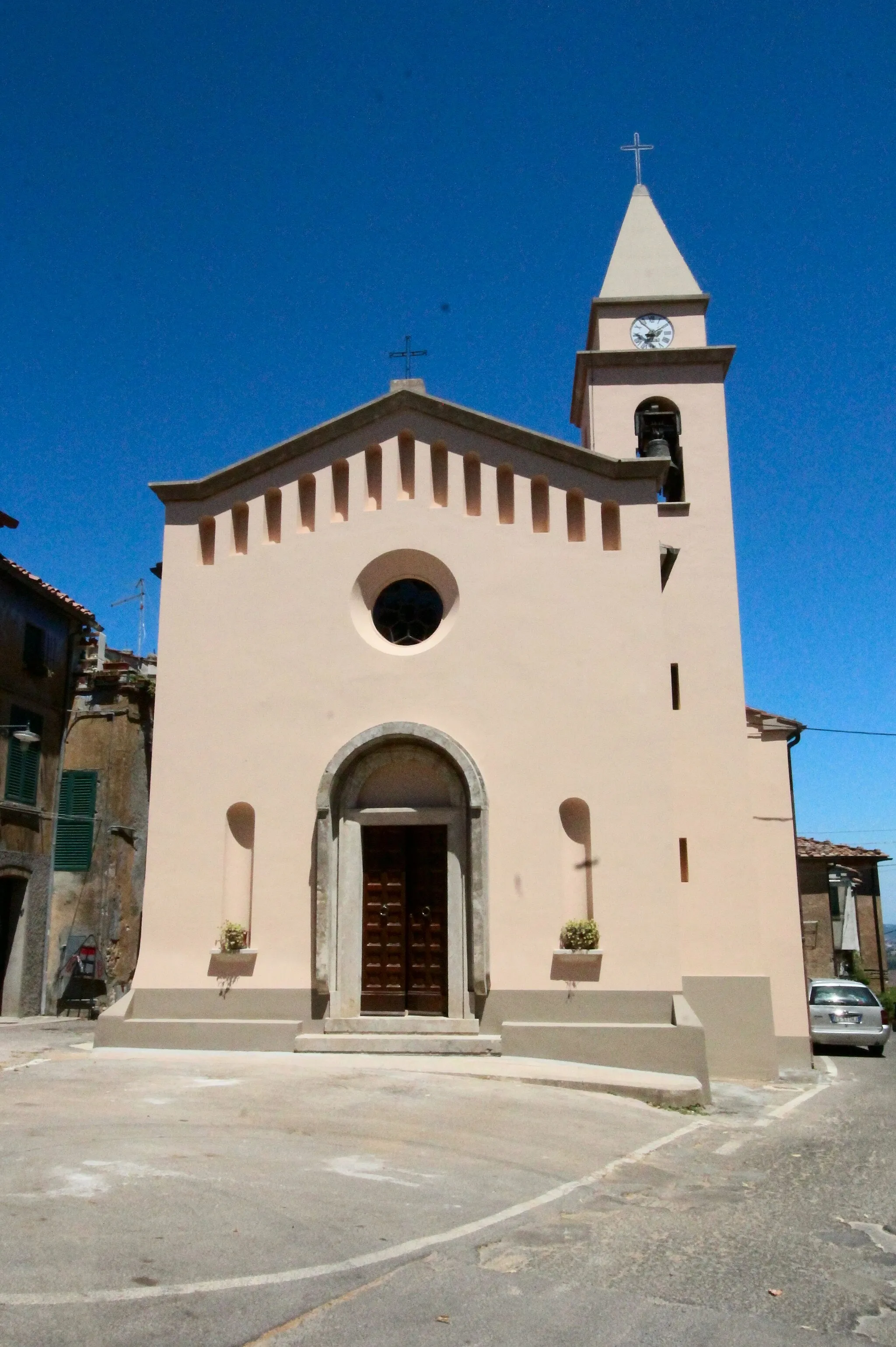 Photo showing: Church San Lorenzo, Collemontanino, hamlet of Casciana Terme Lari, Province of Pisa, Tuscany, Italy