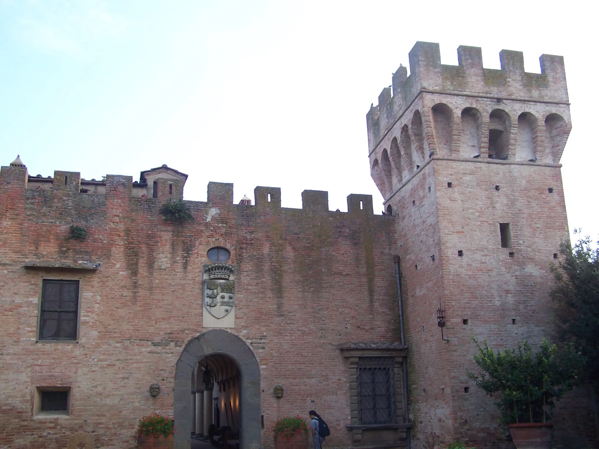 Photo showing: Castello di Oliveto, Castelfiorentino, Toscana, Italy. castle oliveto