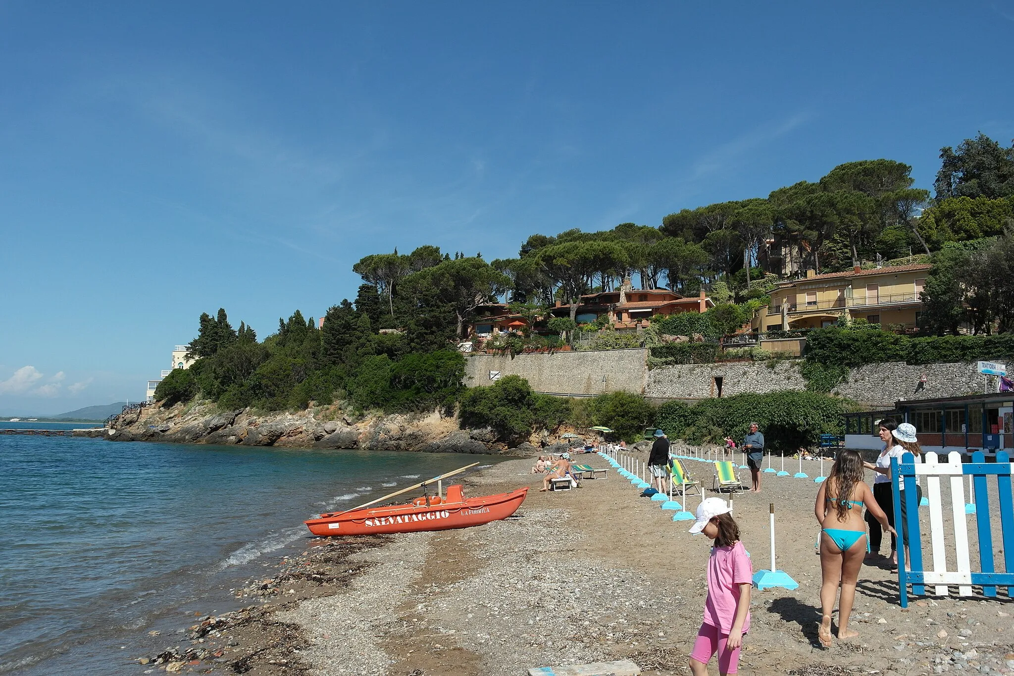 Photo showing: Potzzarello spaggia, Porto Santo Stefano, Grosseto, Tuscany, Italy