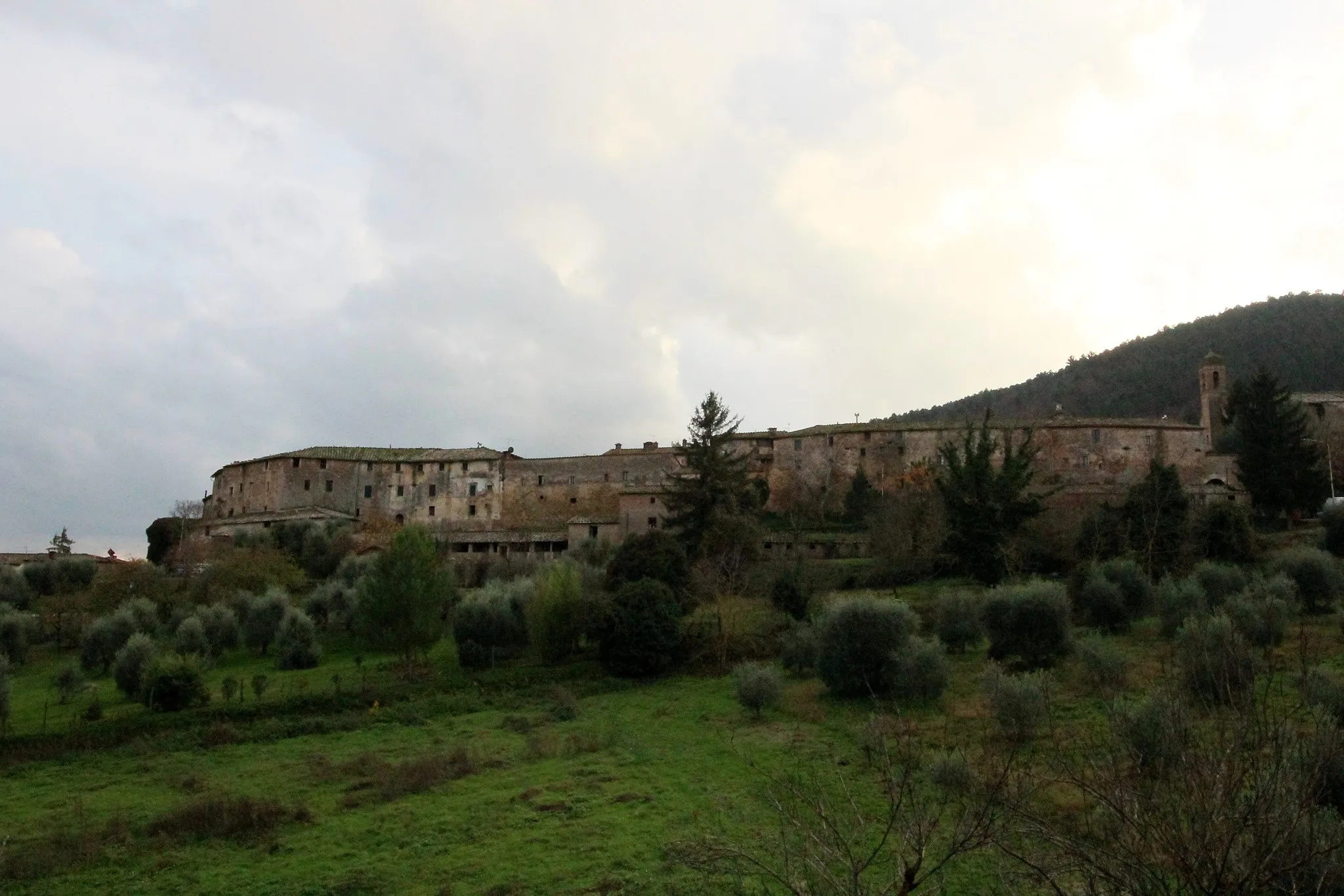 Photo showing: Panorama of Torri, hamlet of Sovicille, Province of Siena, Tuscany, Italy
