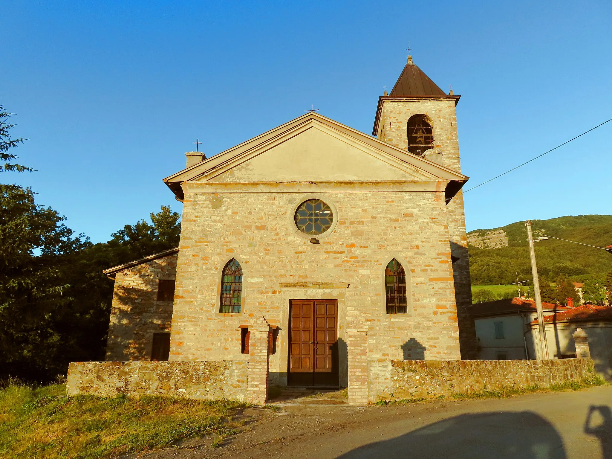 Photo showing: Facciata della chiesa di San Ciriaco