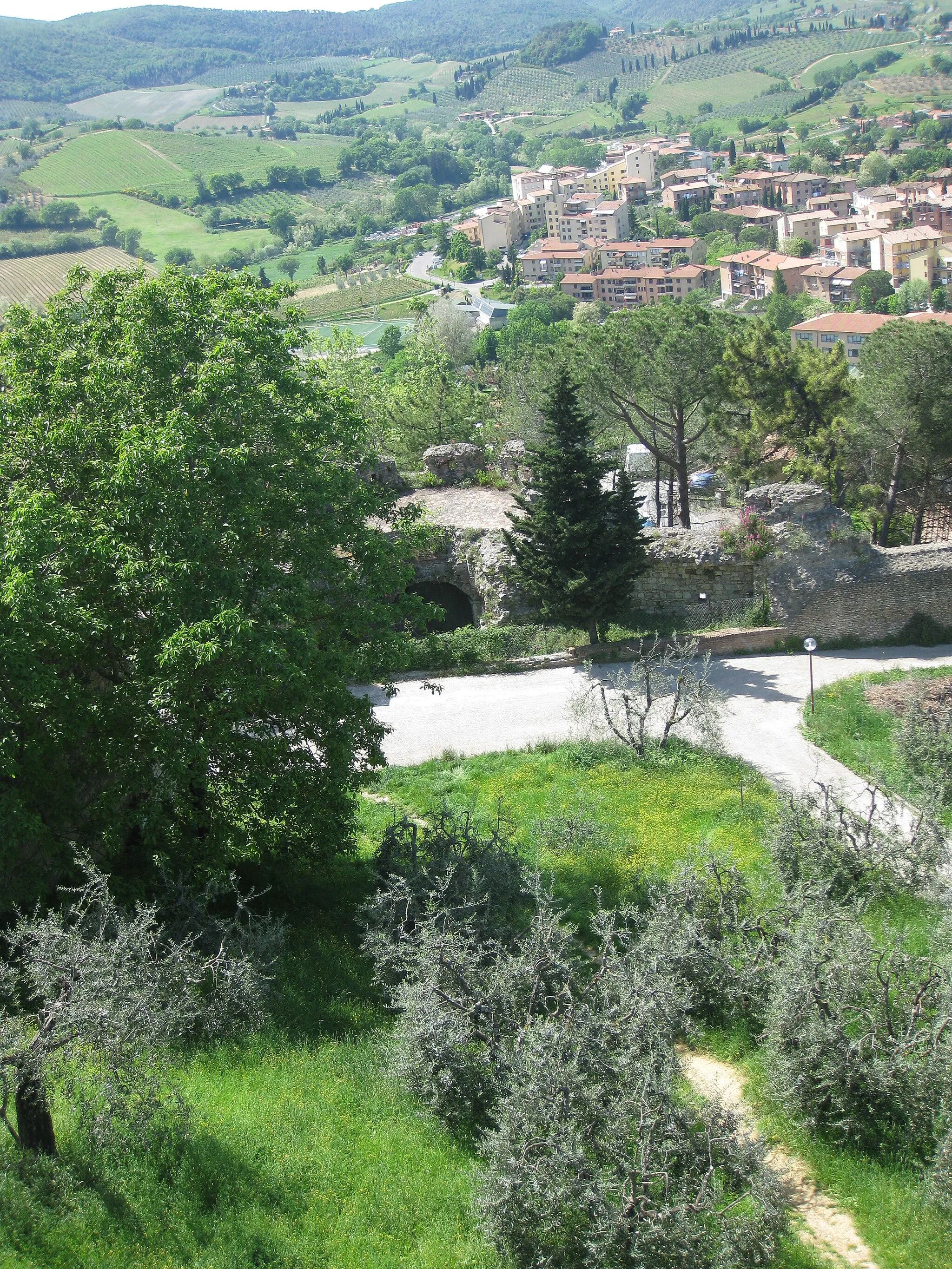 Photo showing: San Gimignano - View from the Citadel