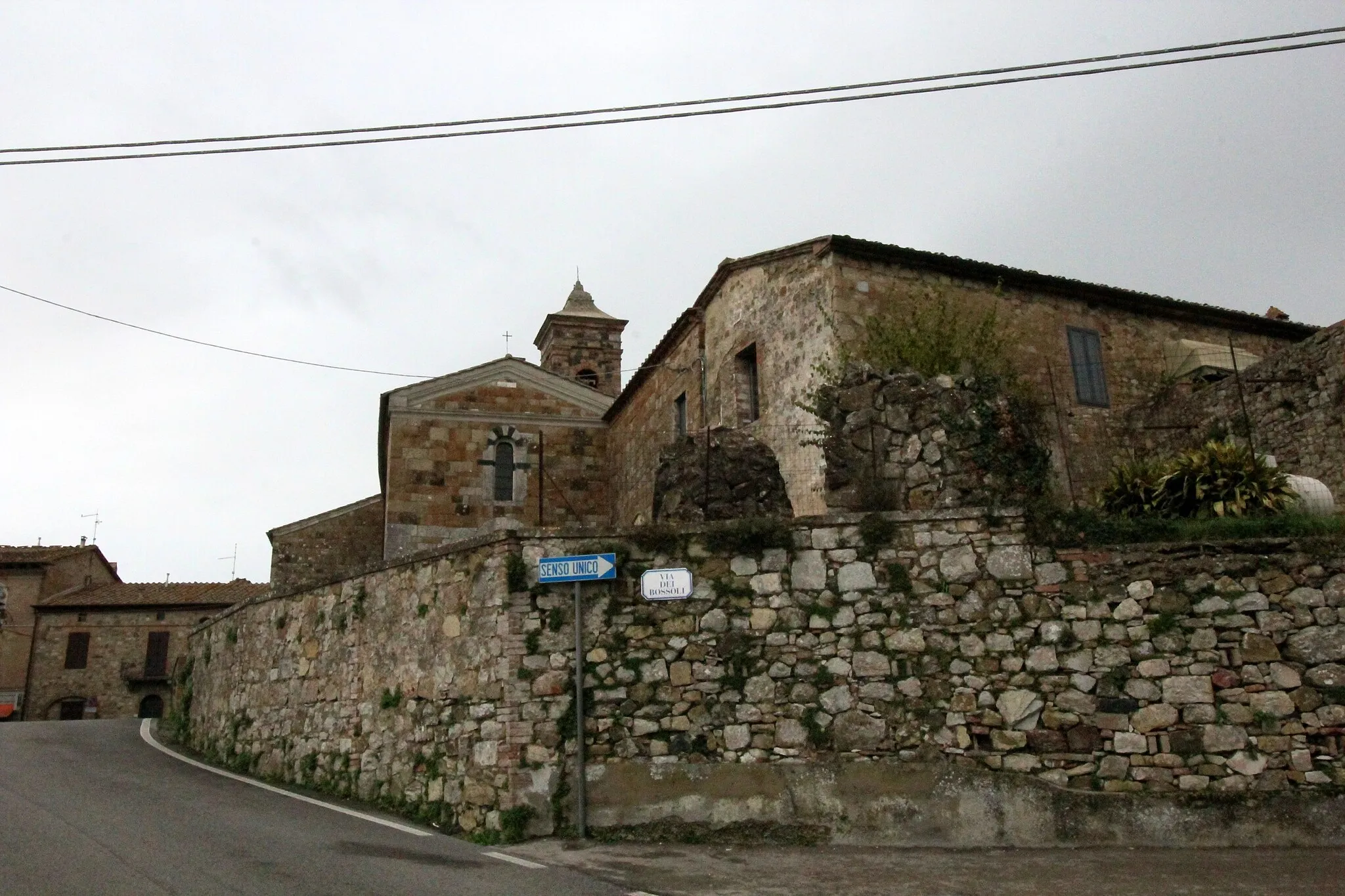 Photo showing: Church Santi Giusto e Clemente, Casciano, hamlet of Murlo, Province of Siena, Tuscany, Italy