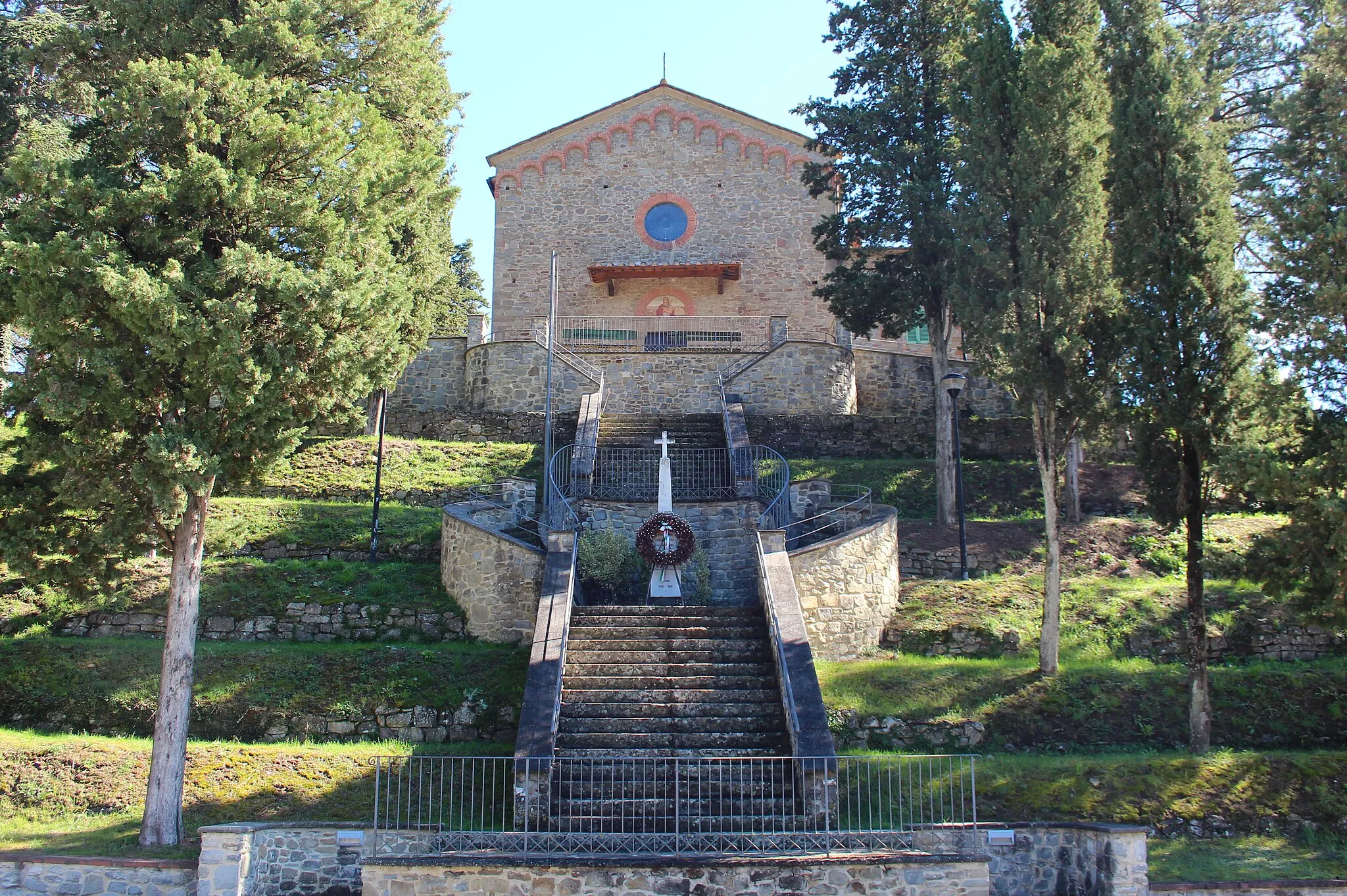 Photo showing: Church San Donnino a Maiano, Palazzo del Pero, hamlet of Arezzo, Province of Arezzo, Tuscany, Italy