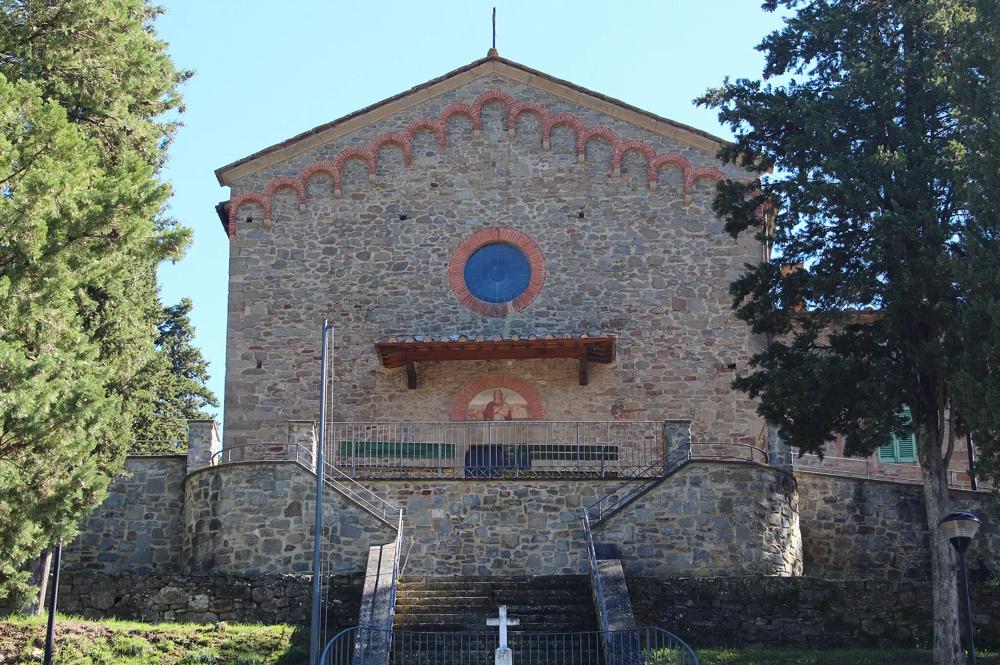 Photo showing: Church San Donnino a Maiano, Palazzo del Pero, hamlet of Arezzo, Province of Arezzo, Tuscany, Italy