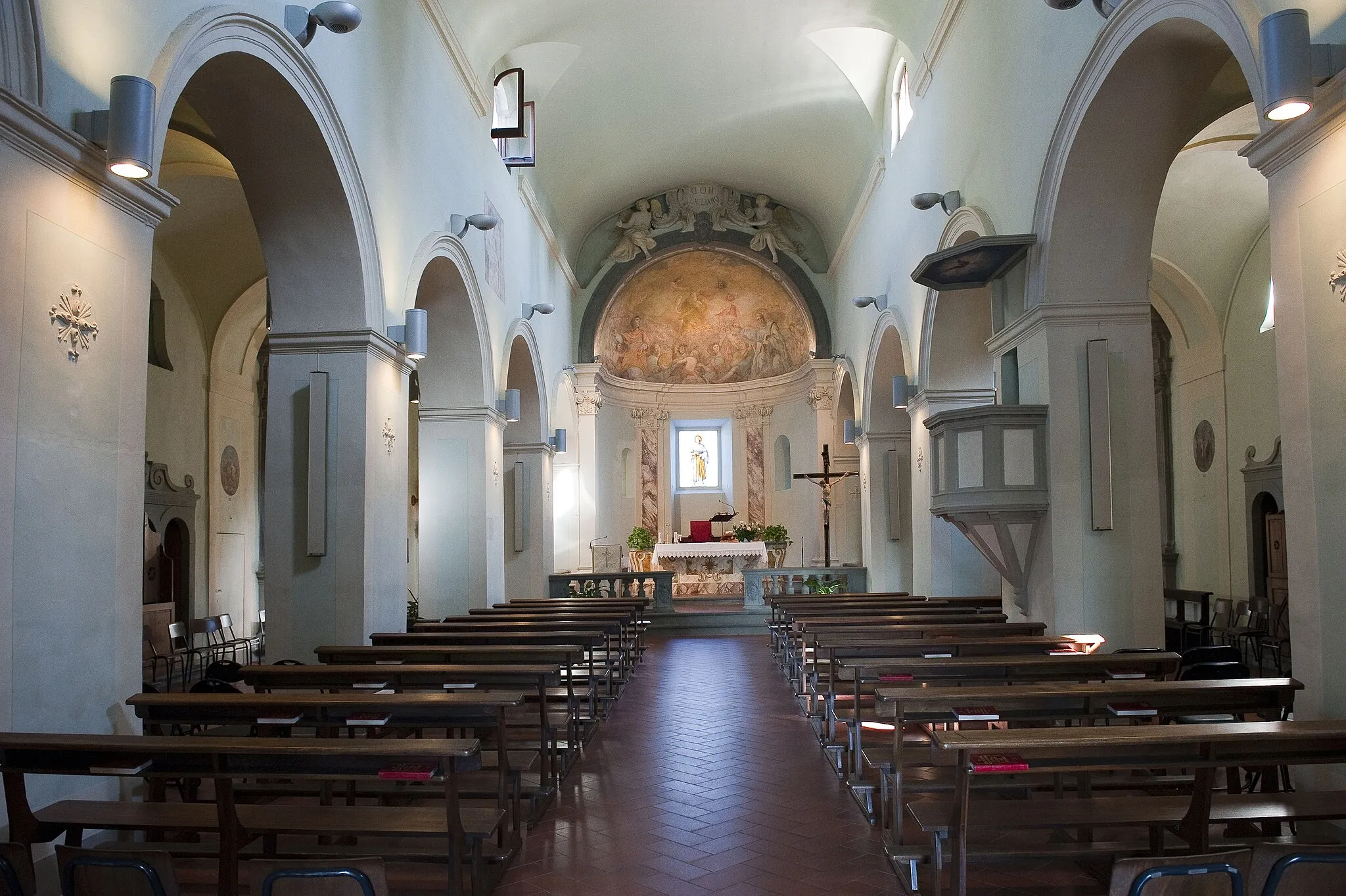 Photo showing: Interno della pieve di San Giuliano a Settimo (Scandicci)