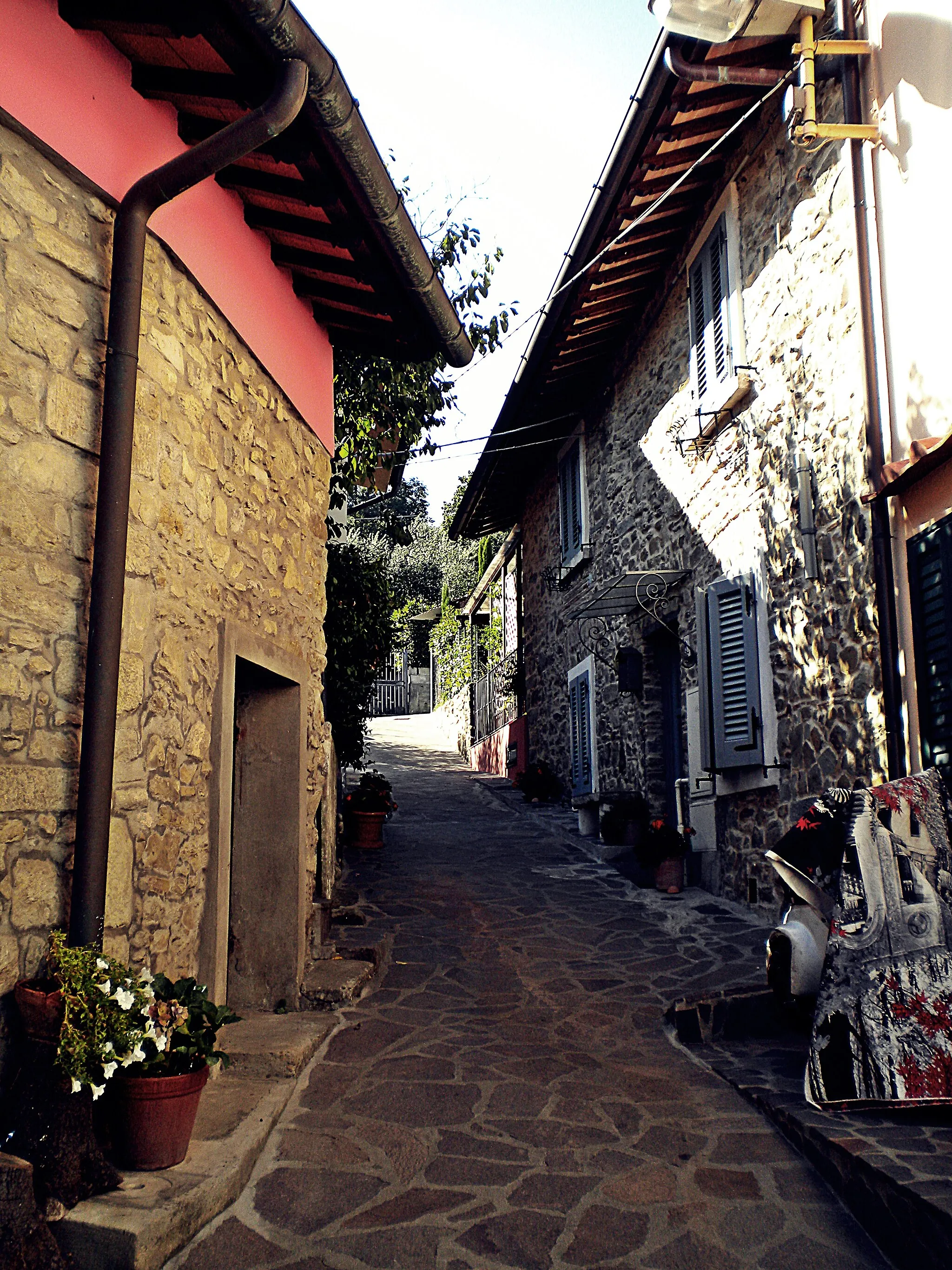 Photo showing: Via di Villamagna, Schignano, Vaiano