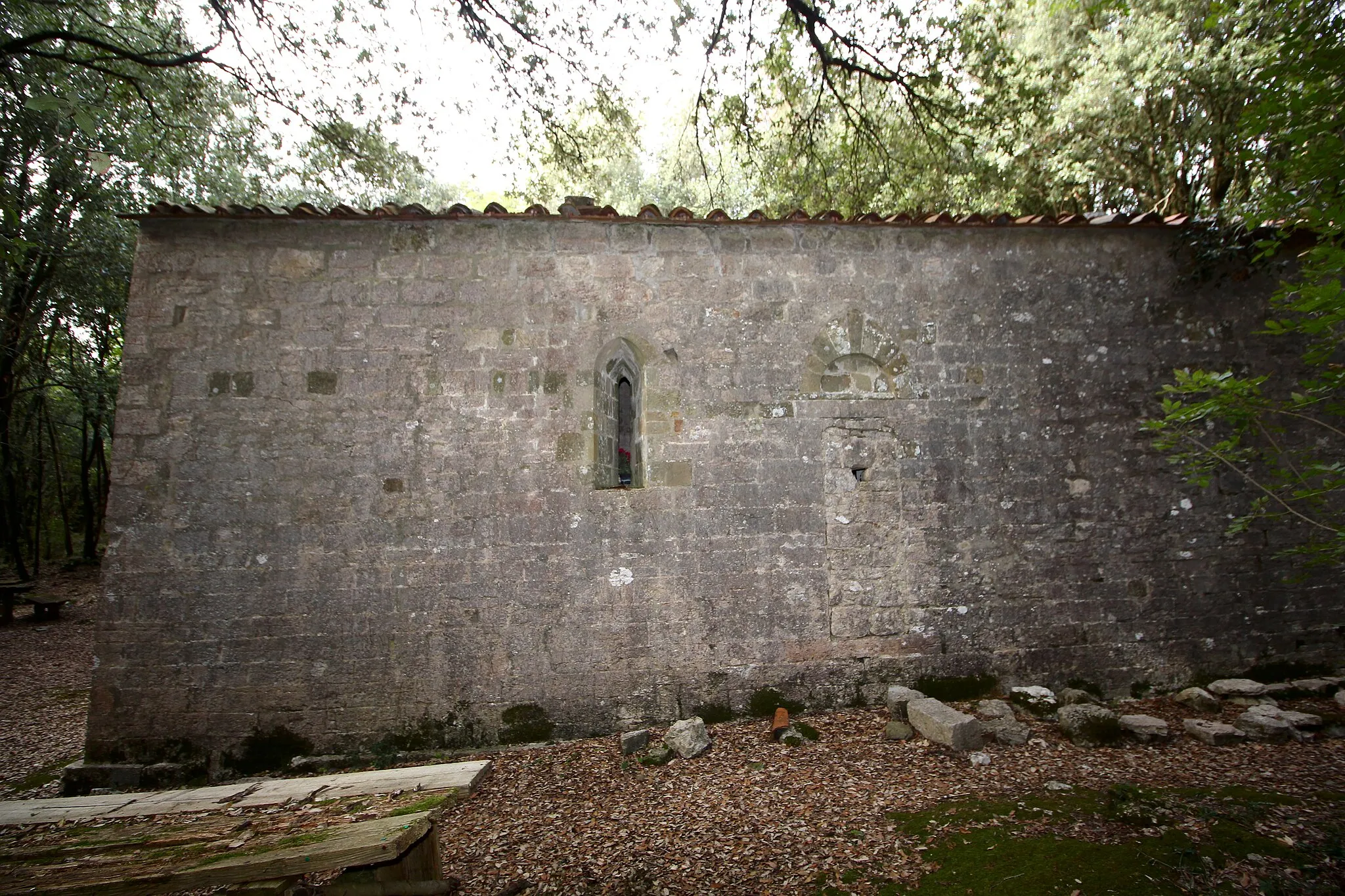 Photo showing: Church Santa Croce (also Eremo di Monte Santa Croce), territory of Monterotondo Marittimo, Province of Grosseto, Tuscany, Italy.