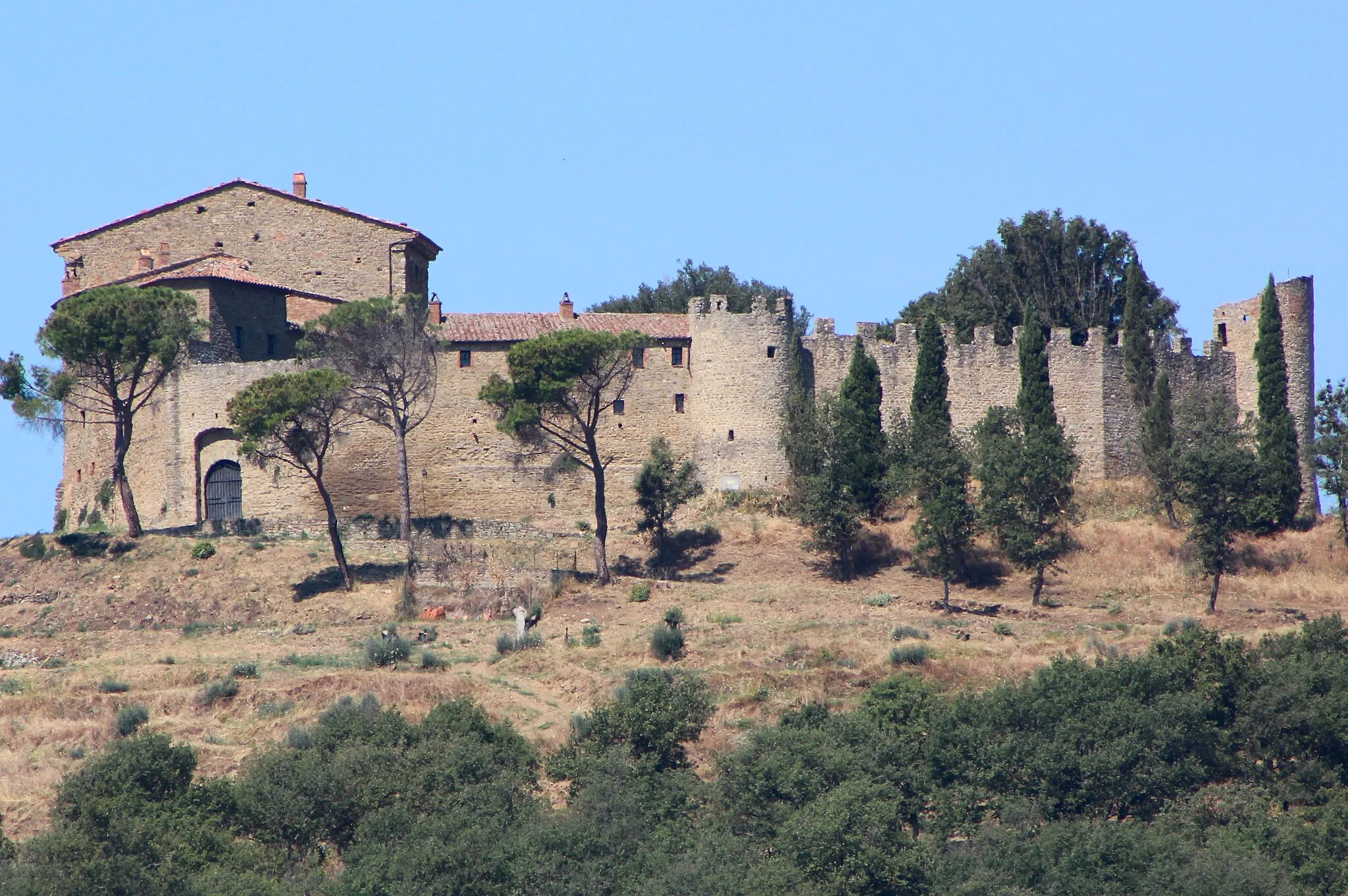 Photo showing: Castle Montegualandro, Tuoro sul Trasimeno, Province of Perugia, Umbria, Italy