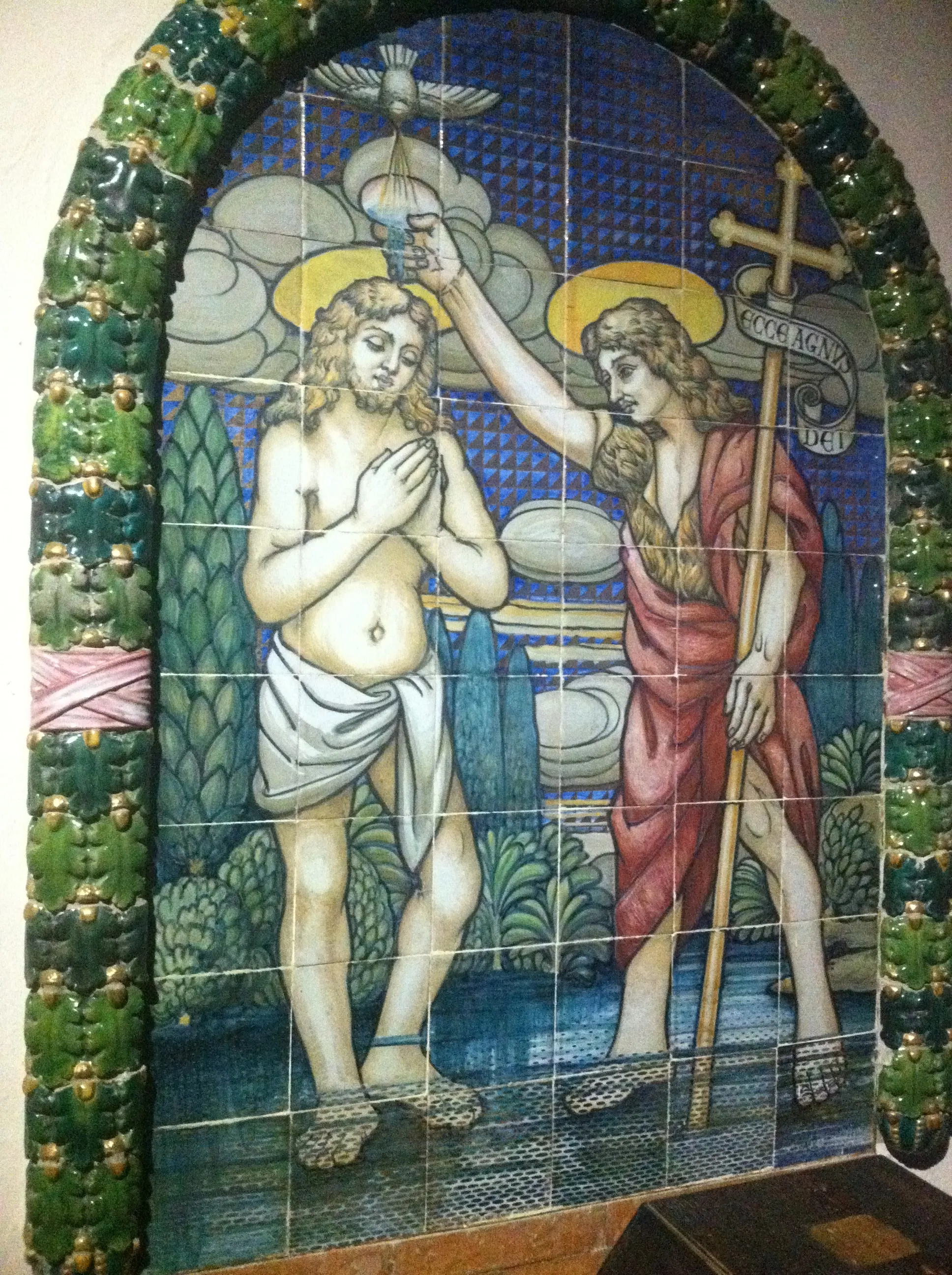 Photo showing: Manifattura Fornaci San Lorenzo, Battesimo di Cristo, Badia di Susinana