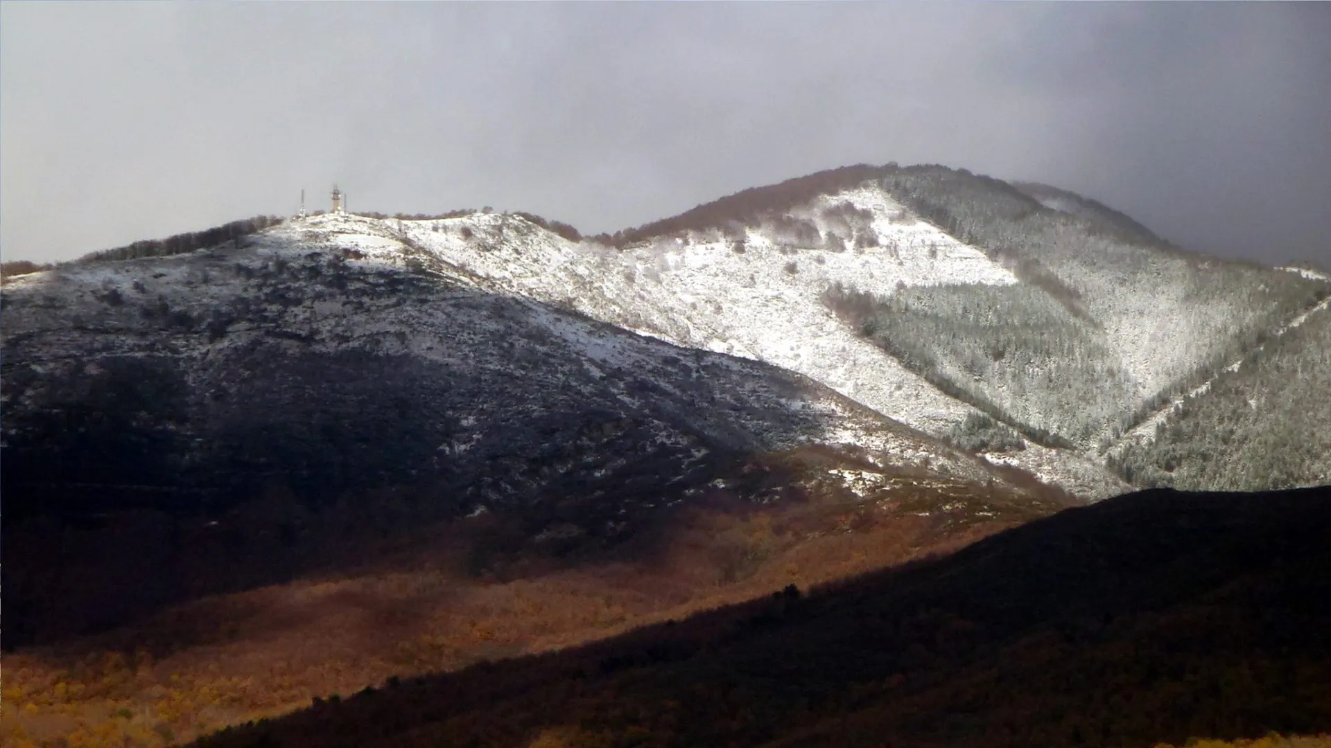 Photo showing: Pratomagno innevato