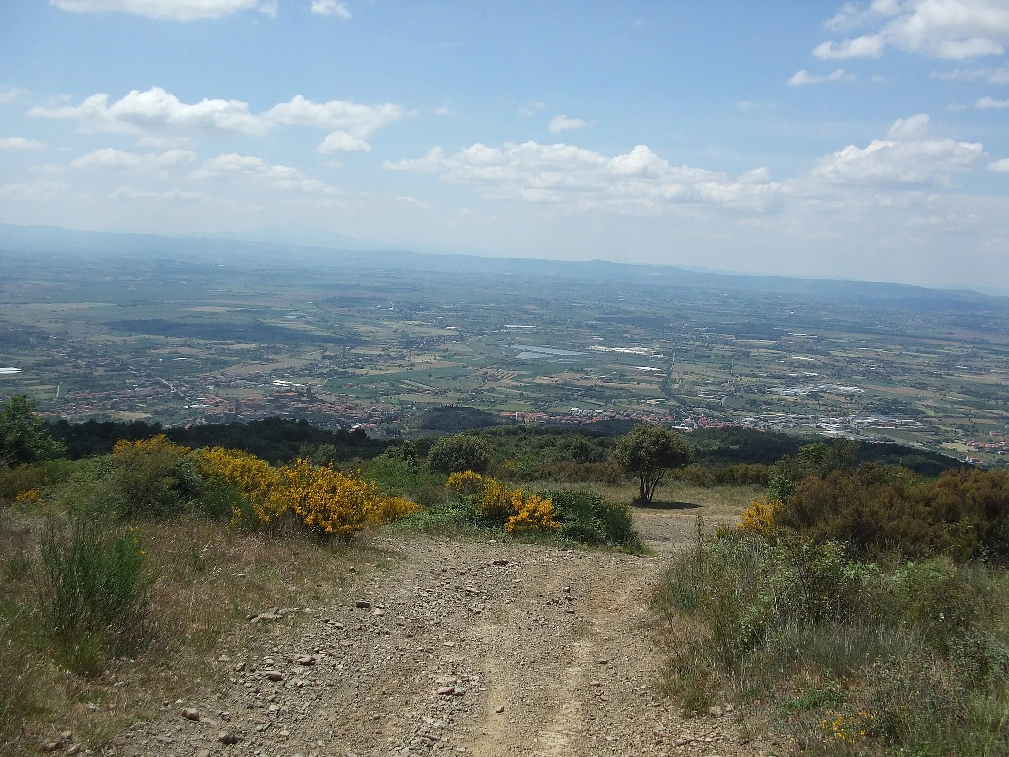 Photo showing: Val di Chiana dal monte Castiglion Maggio