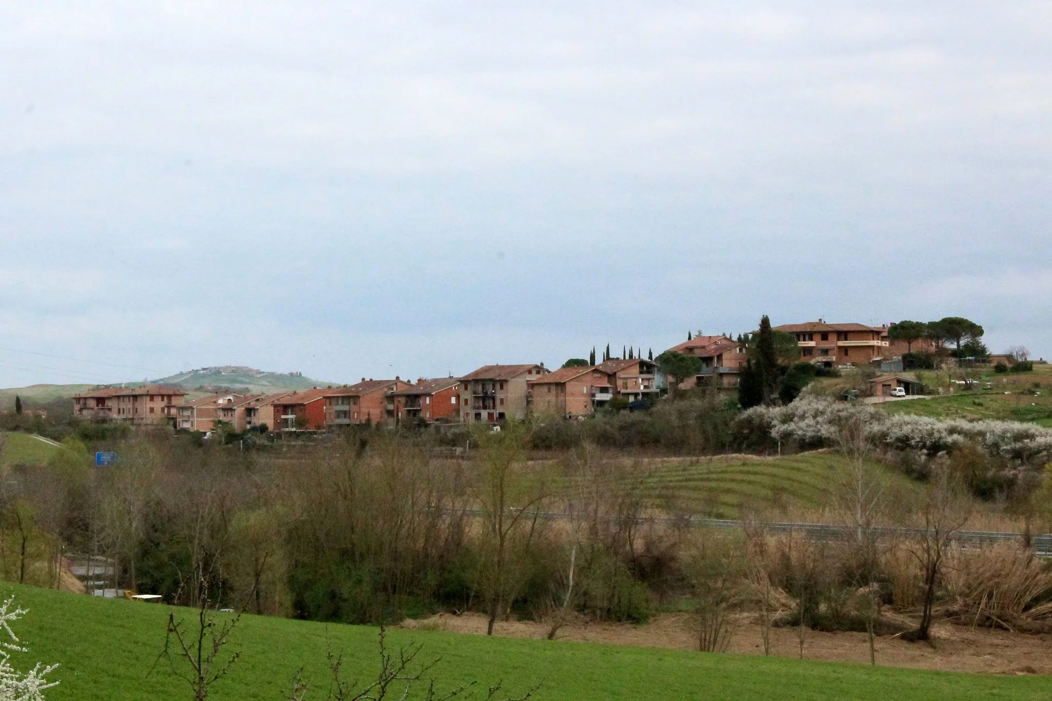 Photo showing: Panorama of Casetta, hamlet of Castelnuovo Berardenga, Province of Siena, Tuscany, Italy