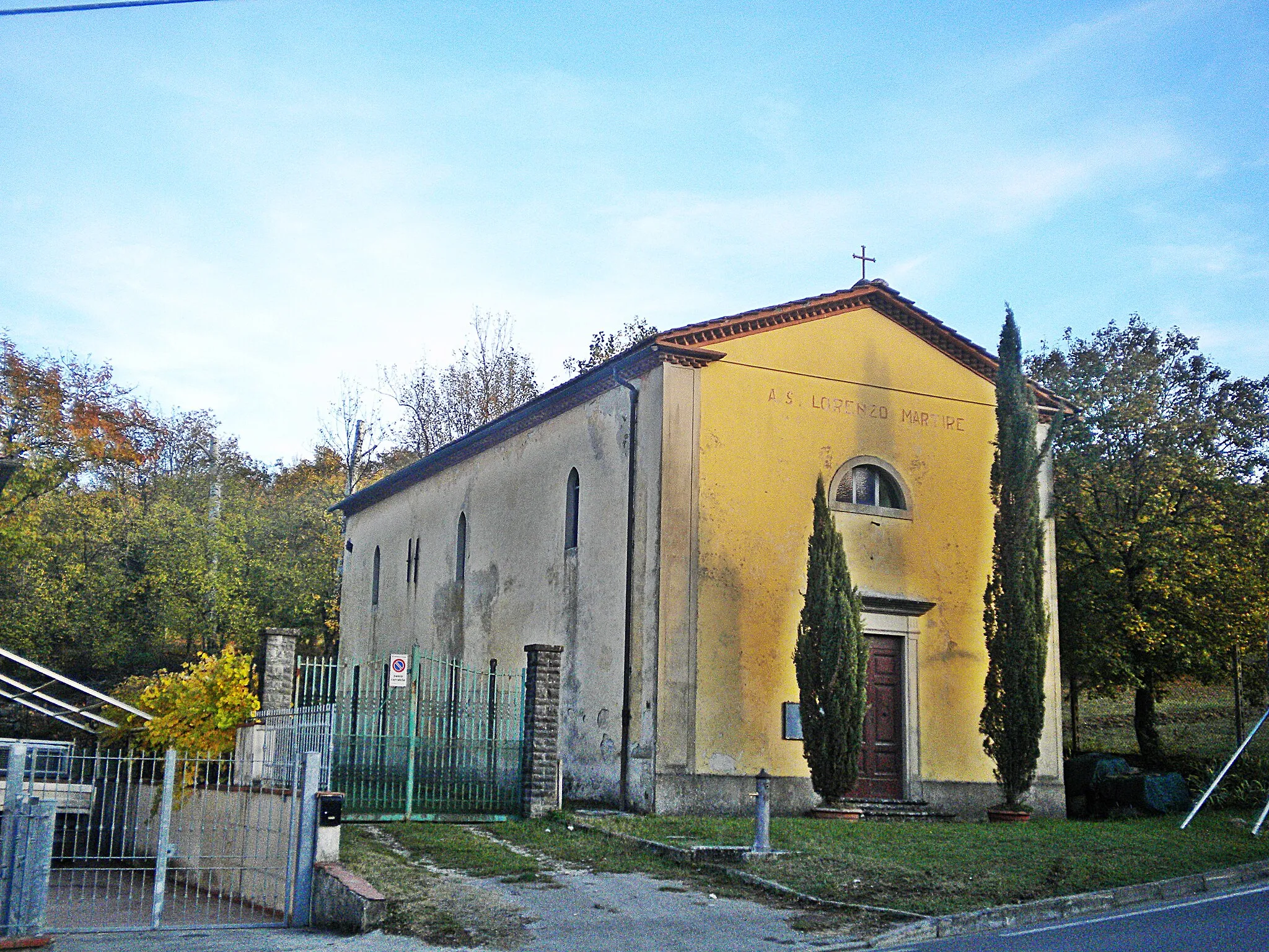 Photo showing: the church