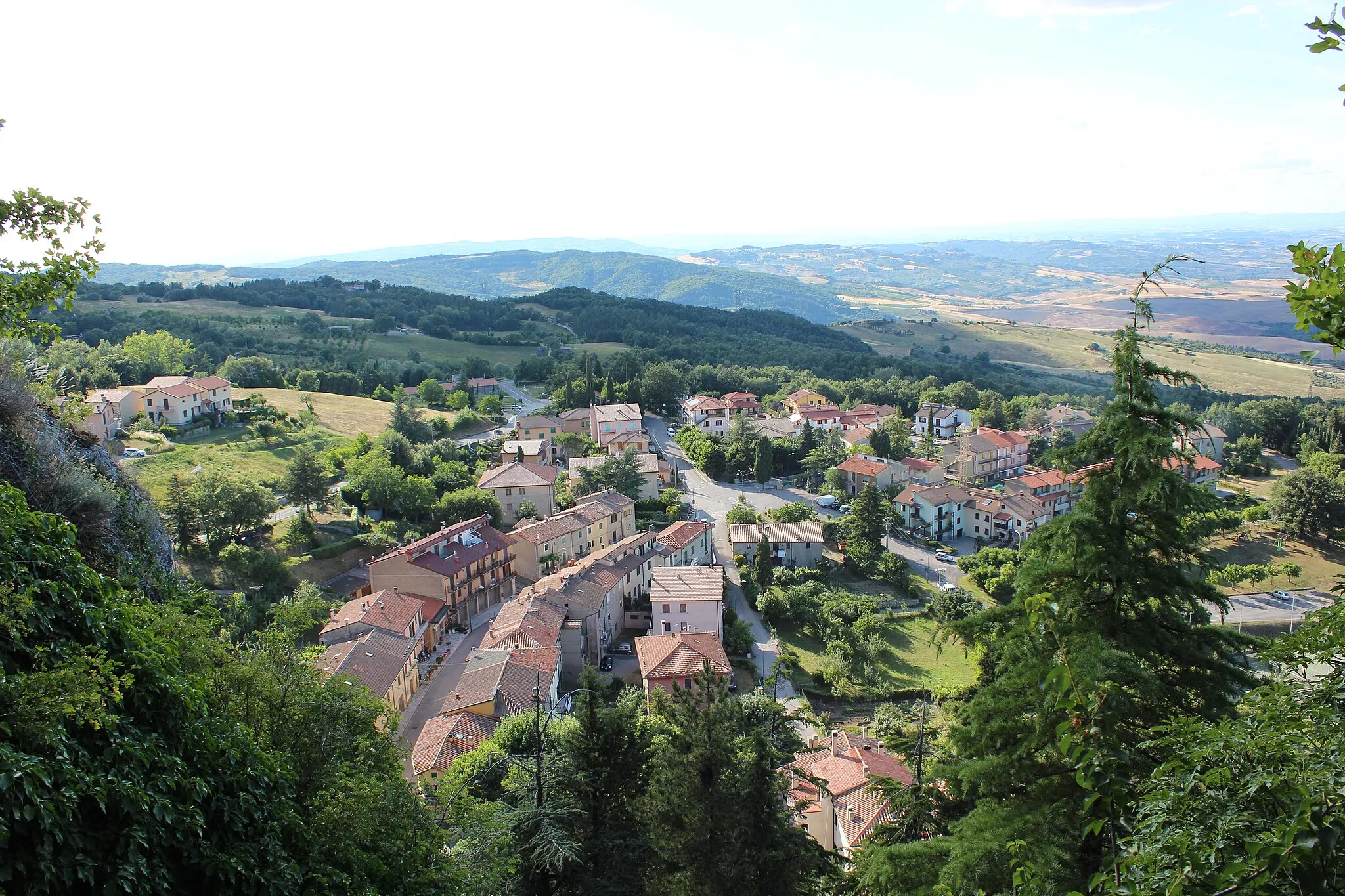 Photo showing: Panorama of Campiglia d’Orcia, hamlet of Castiglione d’Orcia, Val d’Orcia, Province of Siena, Tuscany, Italy