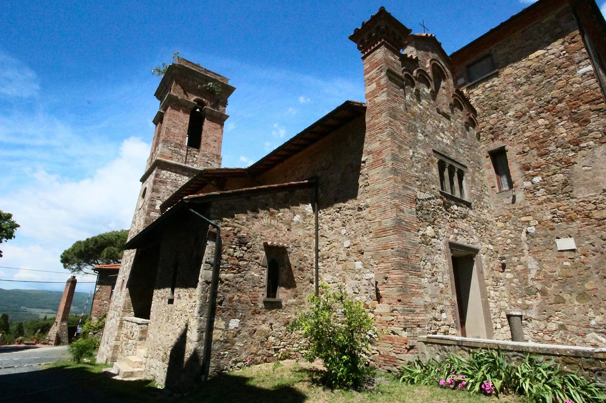 Photo showing: Church Sant'Andrea Apostolo, Miemo, hamlet of Montecatini Val di Cecina, Province of Pisa, Tuscany, Italy