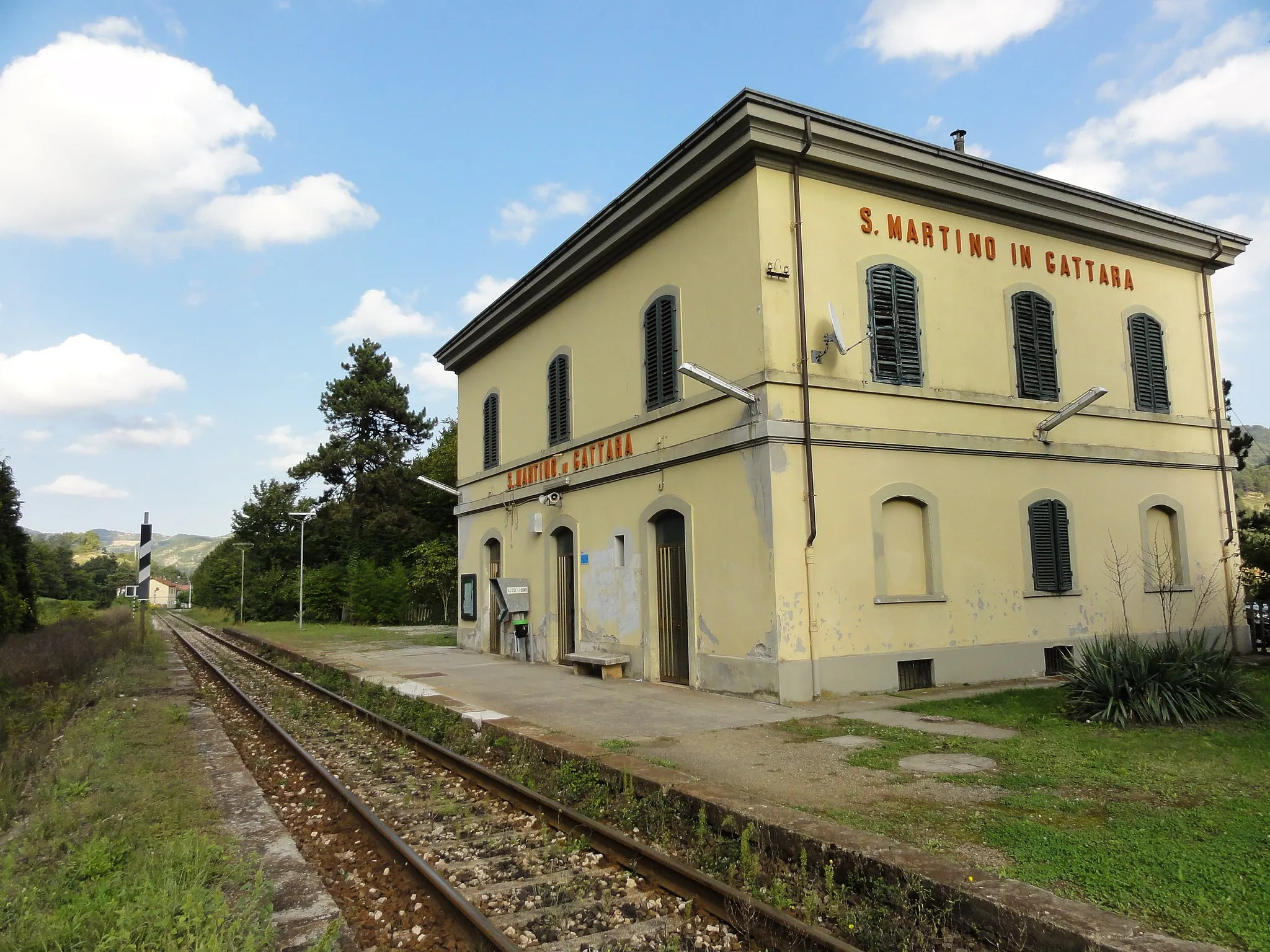 Photo showing: la stazione di S. Martino in Gattara