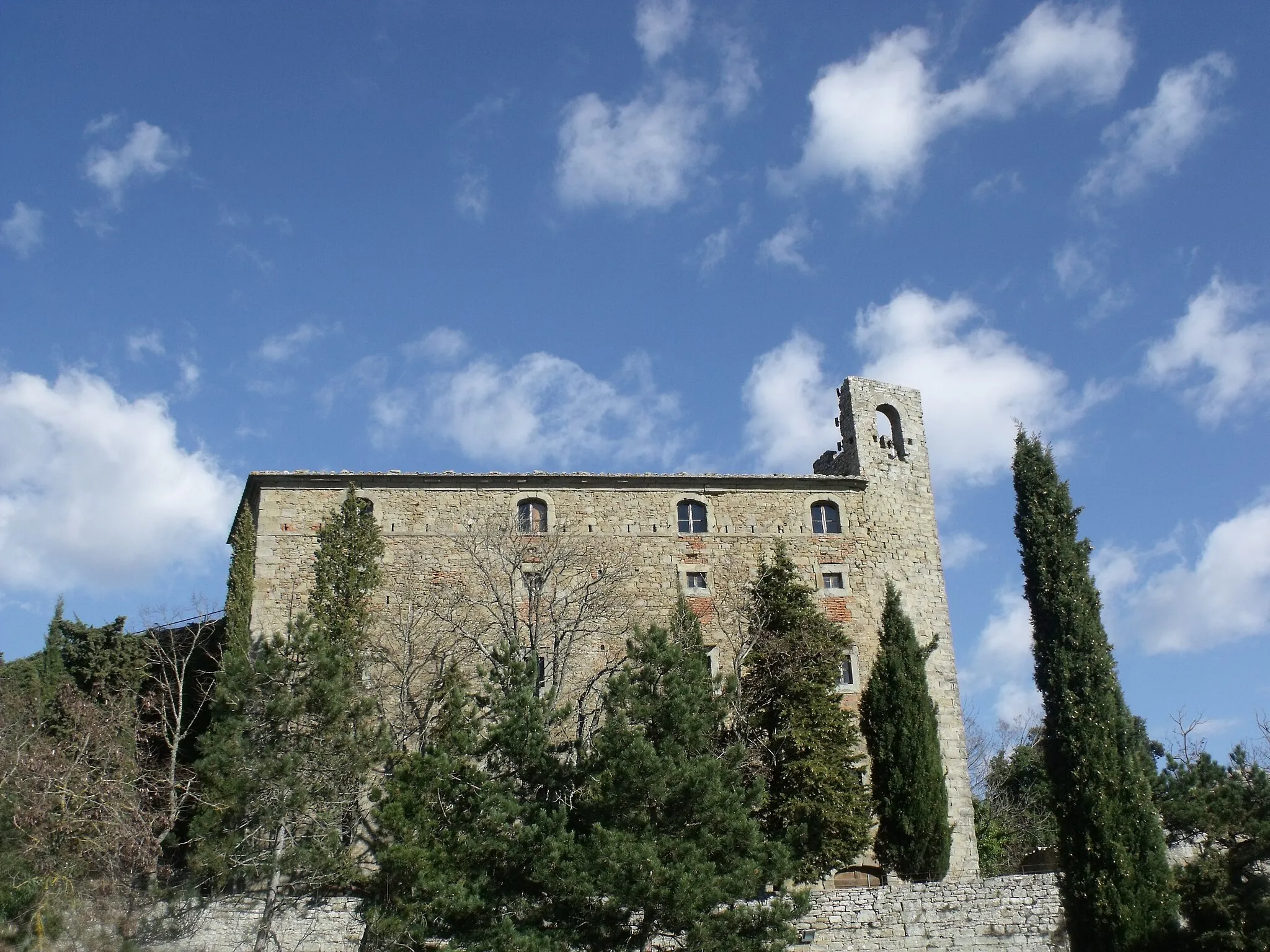 Photo showing: Fortress Fortezza del Girifalco (Fortezza Medicea del Girifalco) in Cortona, Valdichiana, Province of Arezzo, Tuscany, Italy